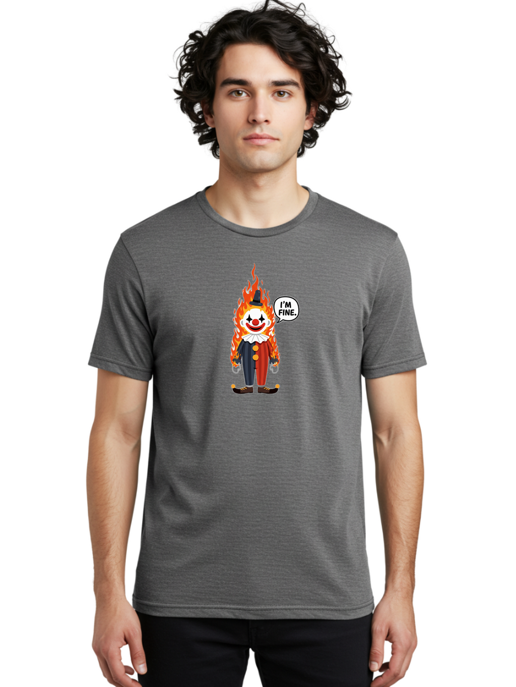 I-M-Fine-Clown Men'S Graphic Tee, 100% Cotton, Comfortable Casual Summer Wear, Machine Washable, Vintage Camera, Old Camera, Antique Camera, Black Camera, Classic Photography, Photography Equipment, Nostalgic Device, Film Camera, Camera Art Bao544