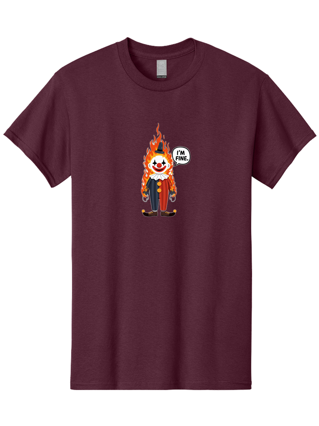 I-M-Fine-Clown Men'S Graphic Tee, 100% Cotton, Comfortable Casual Summer Wear, Machine Washable, Vintage Camera, Old Camera, Antique Camera, Black Camera, Classic Photography, Photography Equipment, Nostalgic Device, Film Camera, Camera Art Bao544