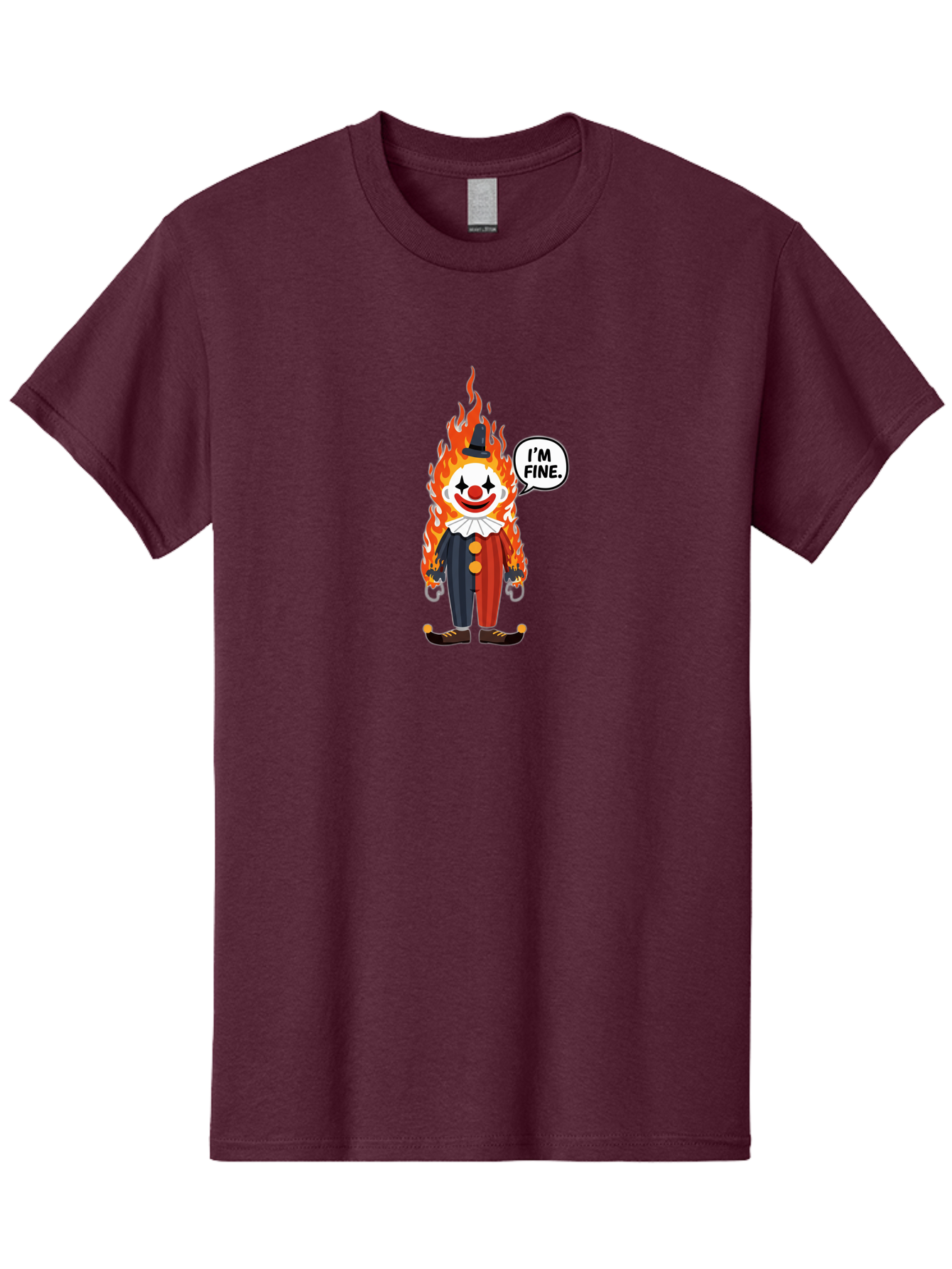 I-M-Fine-Clown Men'S Graphic Tee, 100% Cotton, Comfortable Casual Summer Wear, Machine Washable, Vintage Camera, Old Camera, Antique Camera, Black Camera, Classic Photography, Photography Equipment, Nostalgic Device, Film Camera, Camera Art Bao544