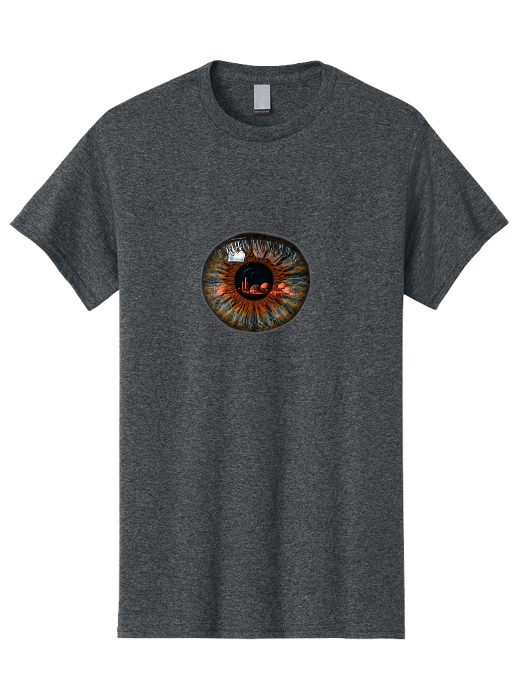 Industrial-Landscape Men'S Graphic Tee, 100% Cotton, Comfortable Casual Summer Wear, Machine Washable, Vintage Camera, Old Camera, Antique Camera, Black Camera, Classic Photography, Photography Equipment, Nostalgic Device, Film Camera, Bao545