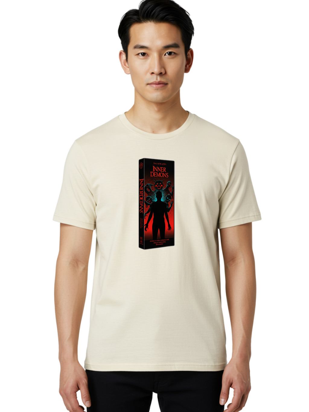 Inner-Demons Men'S Graphic Tee, 100% Cotton, Comfortable Casual Summer Wear, Machine Washable, Vintage Camera, Old Camera, Antique Camera, Black Camera, Classic Photography, Photography Equipment, Nostalgic Device, Film Camera, Camera Art Bao546