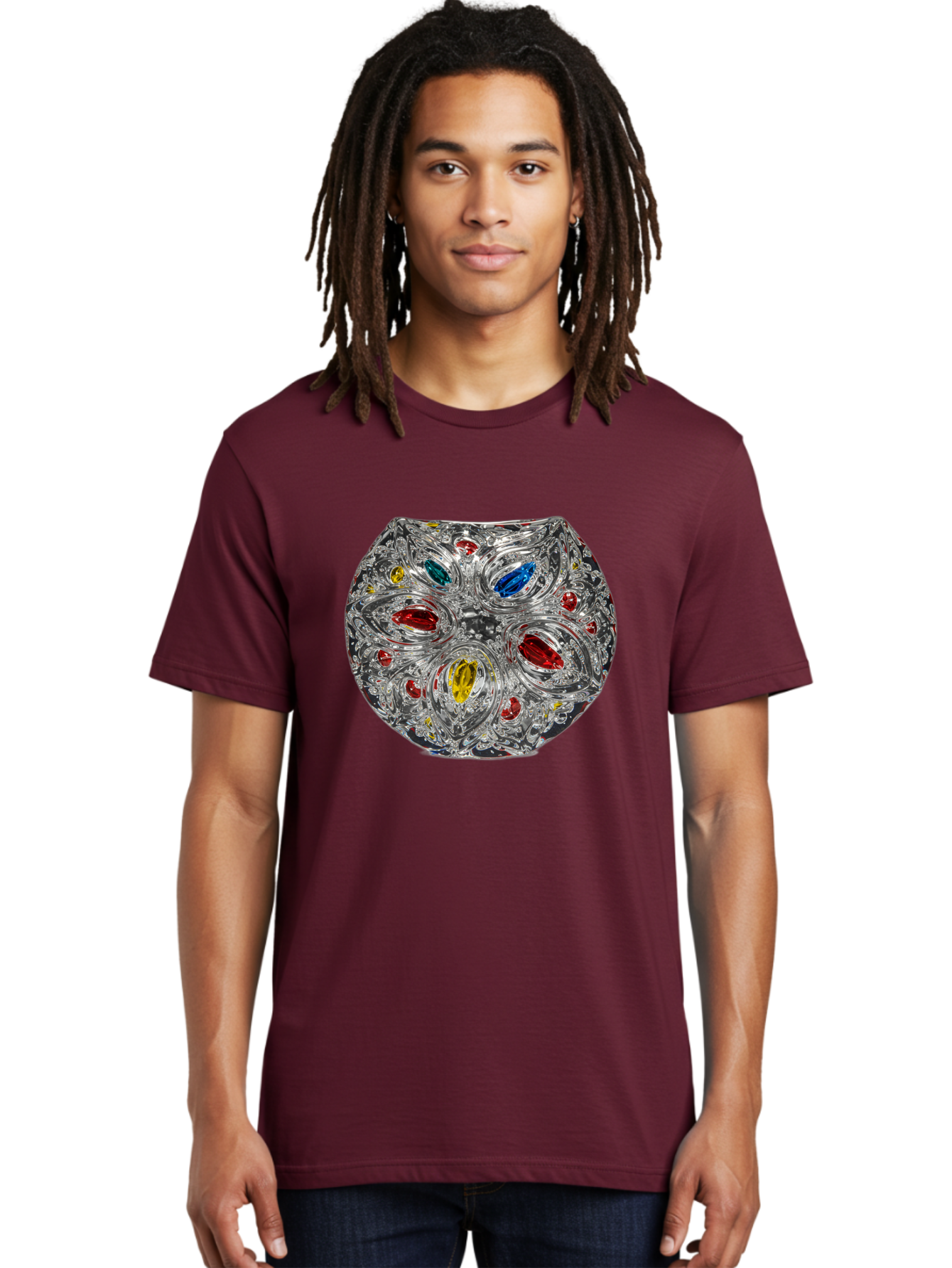 Jewel-Decorated-Bowl Men'S Graphic Tee, 100% Cotton, Comfortable Casual Summer Wear, Machine Washable, Vintage Camera, Old Camera, Antique Camera, Black Camera, Classic Photography, Photography Equipment, Nostalgic Device, Film Camera, Bao550
