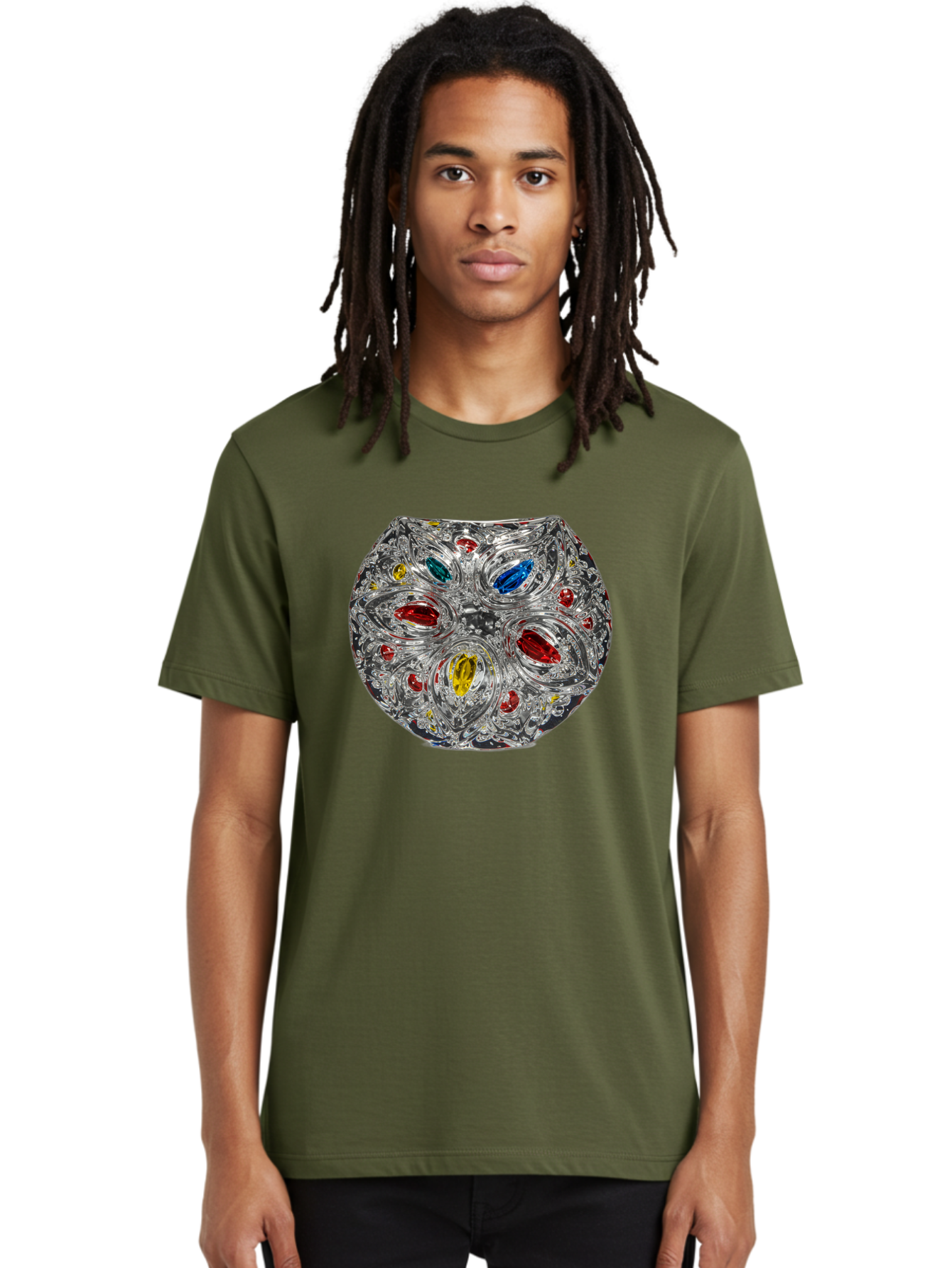 Jewel-Decorated-Bowl Men'S Graphic Tee, 100% Cotton, Comfortable Casual Summer Wear, Machine Washable, Vintage Camera, Old Camera, Antique Camera, Black Camera, Classic Photography, Photography Equipment, Nostalgic Device, Film Camera, Bao550