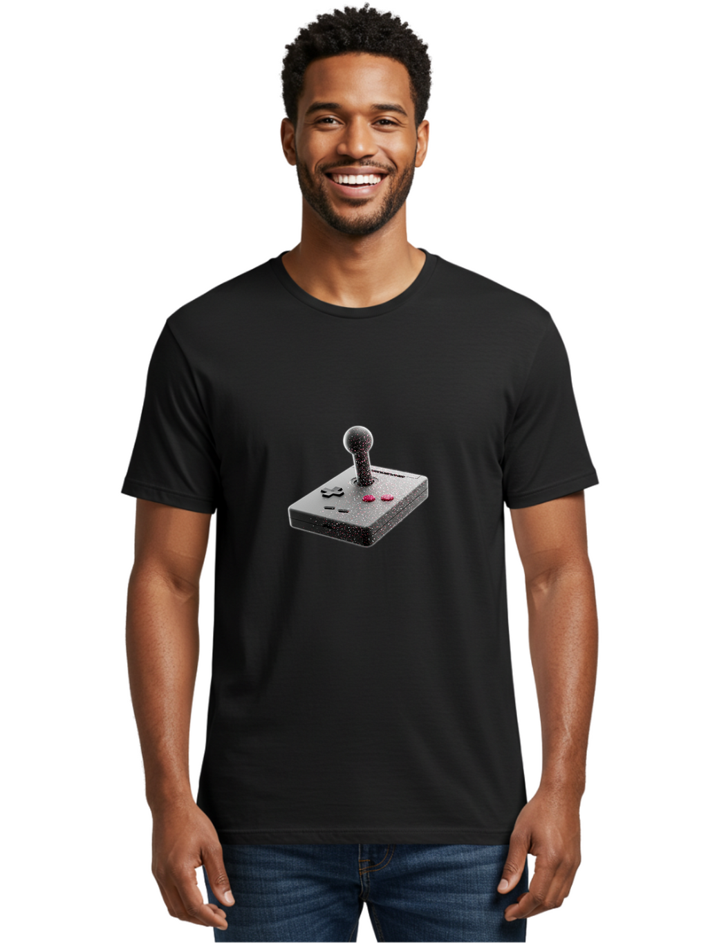 Joystick-Control Men'S Graphic Tee, 100% Cotton, Comfortable Casual Summer Wear, Machine Washable, Vintage Camera, Old Camera, Antique Camera, Black Camera, Classic Photography, Photography Equipment, Nostalgic Device, Film Camera, Camera Art Bao551