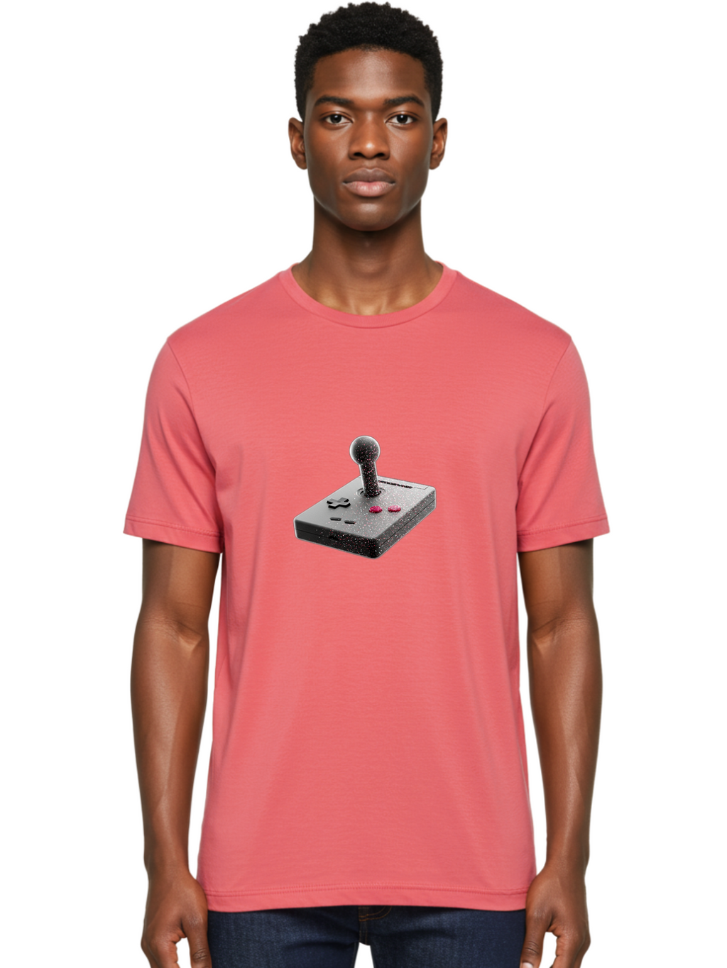 Joystick-Control Men'S Graphic Tee, 100% Cotton, Comfortable Casual Summer Wear, Machine Washable, Vintage Camera, Old Camera, Antique Camera, Black Camera, Classic Photography, Photography Equipment, Nostalgic Device, Film Camera, Camera Art Bao551
