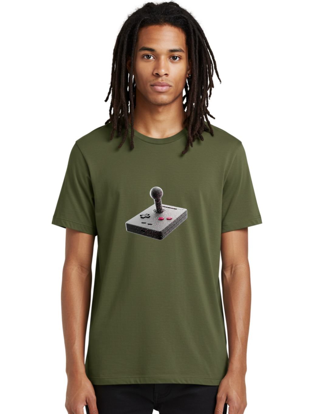 Joystick-Control Men'S Graphic Tee, 100% Cotton, Comfortable Casual Summer Wear, Machine Washable, Vintage Camera, Old Camera, Antique Camera, Black Camera, Classic Photography, Photography Equipment, Nostalgic Device, Film Camera, Camera Art Bao551