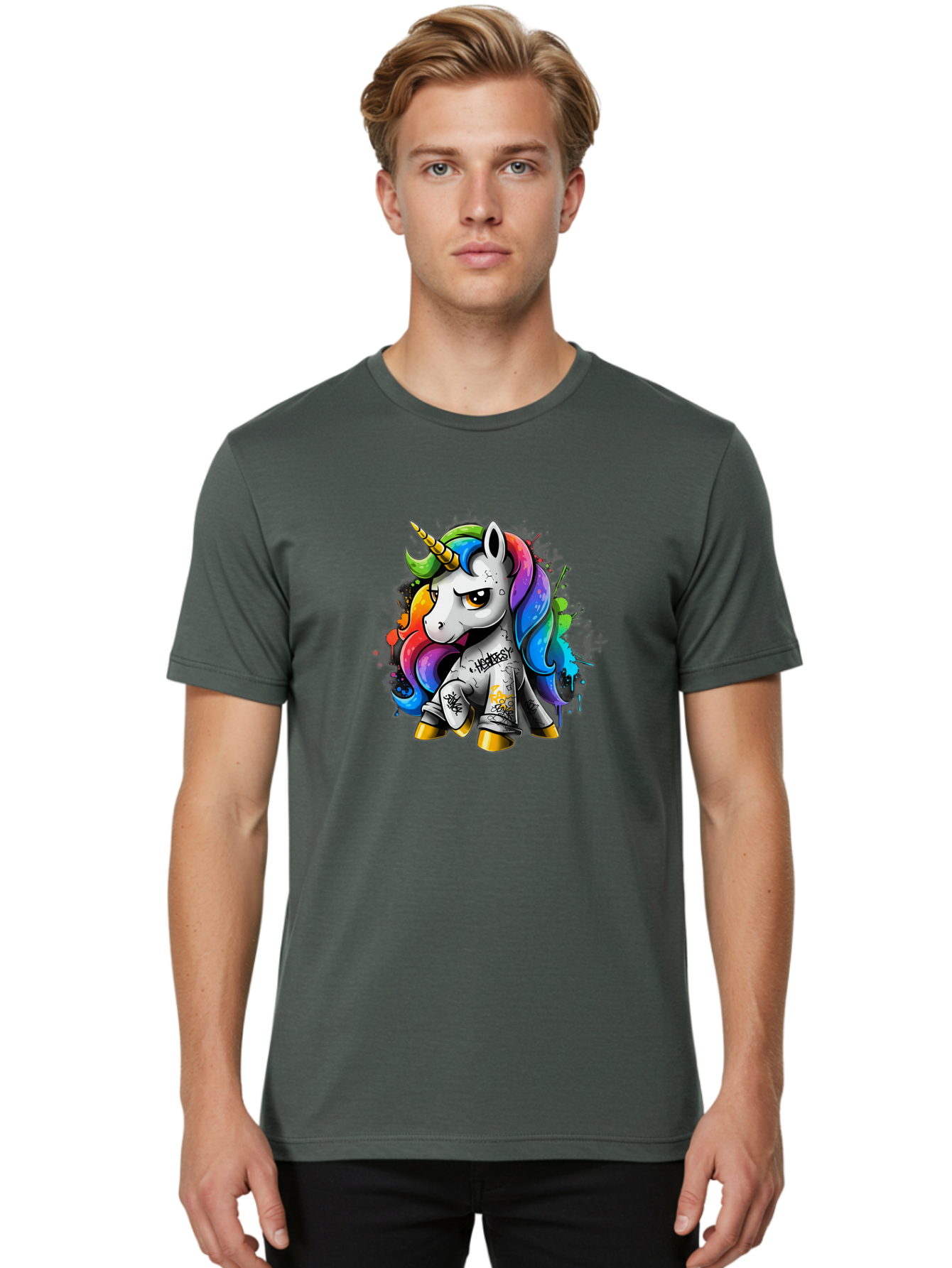 Kiddiest-Unicorn Men'S Graphic Tee, 100% Cotton, Comfortable Casual Summer Wear, Machine Washable, Vintage Camera, Old Camera, Antique Camera, Black Camera, Classic Photography, Photography Equipment, Nostalgic Device, Film Camera, Camera Art Bao552
