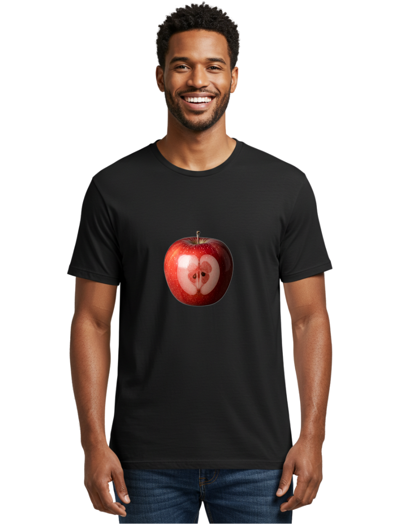 Kidney-Shaped-Apple Men'S Graphic Tee, 100% Cotton, Comfortable Casual Summer Wear, Machine Washable, Vintage Camera, Old Camera, Antique Camera, Black Camera, Classic Photography, Photography Equipment, Nostalgic Device, Film Camera, Bao553