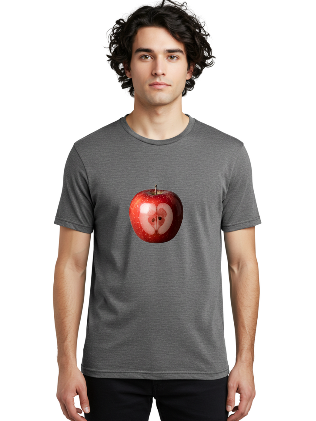 Kidney-Shaped-Apple Men'S Graphic Tee, 100% Cotton, Comfortable Casual Summer Wear, Machine Washable, Vintage Camera, Old Camera, Antique Camera, Black Camera, Classic Photography, Photography Equipment, Nostalgic Device, Film Camera, Bao553