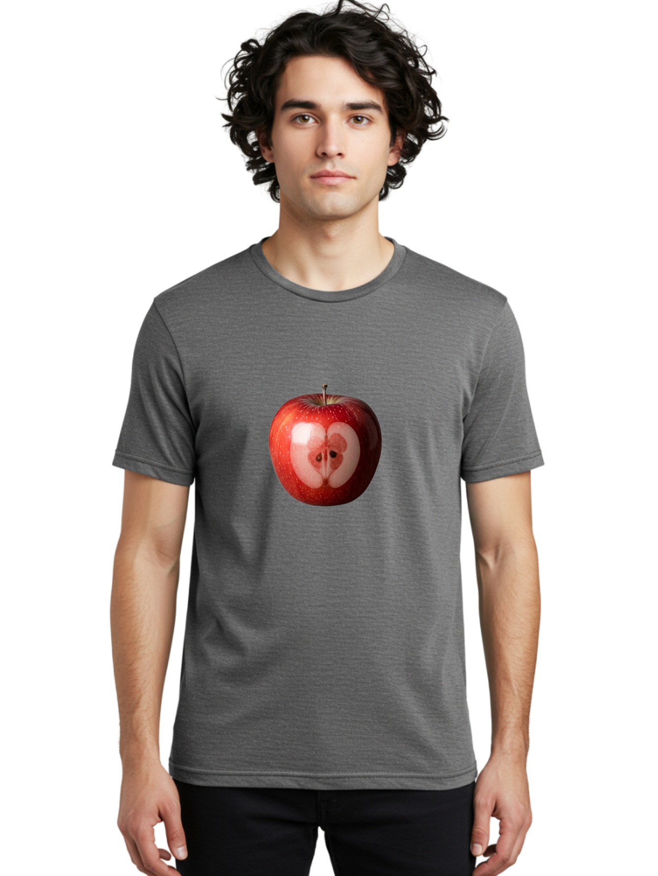 Kidney-Shaped-Apple Men'S Graphic Tee, 100% Cotton, Comfortable Casual Summer Wear, Machine Washable, Vintage Camera, Old Camera, Antique Camera, Black Camera, Classic Photography, Photography Equipment, Nostalgic Device, Film Camera, Bao553