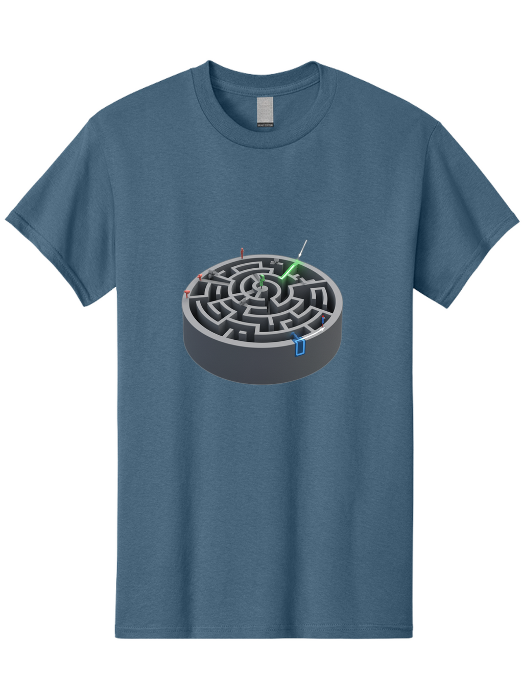 Labyrinth Men'S Graphic Tee, 100% Cotton, Comfortable Casual Summer Wear, Machine Washable, Vintage Camera, Old Camera, Antique Camera, Black Camera, Classic Photography, Photography Equipment, Nostalgic Device, Film Camera, Camera Art Bao559