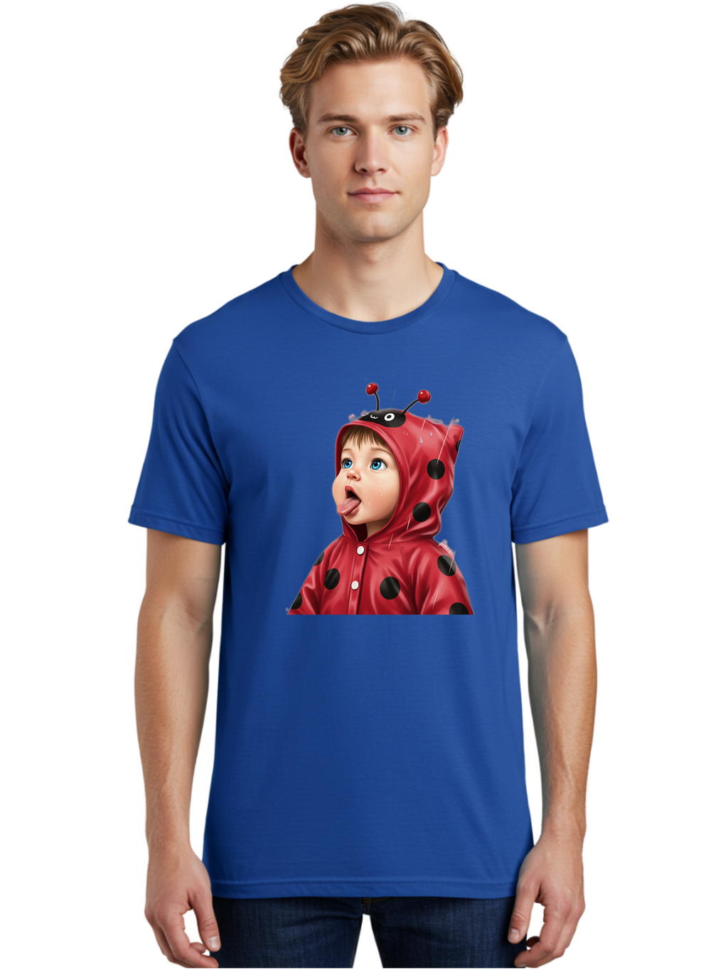 Ladybug-Child Men'S Graphic Tee, 100% Cotton, Comfortable Casual Summer Wear, Machine Washable, Vintage Camera, Old Camera, Antique Camera, Black Camera, Classic Photography, Photography Equipment, Nostalgic Device, Film Camera, Camera Art Bao560