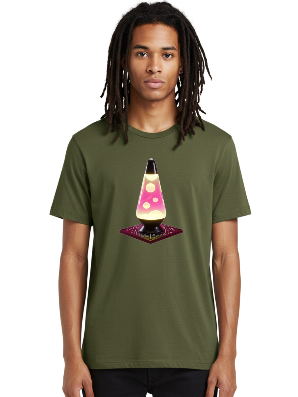 Lava-Lamp-Circuit-Board Men'S Graphic Tee, 100% Cotton, Comfortable Casual Summer Wear, Machine Washable, Vintage Camera, Old Camera, Antique Camera, Black Camera, Classic Photography, Photography Equipment, Nostalgic Device, Film Camera, Bao569