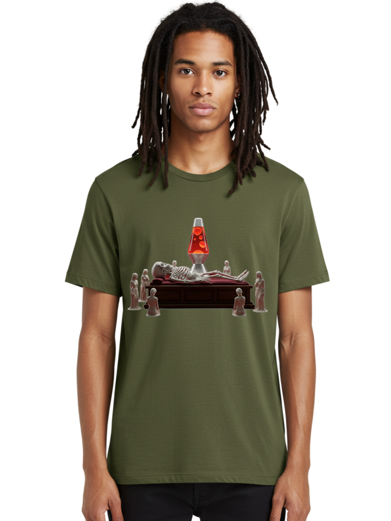 Lava-Lamp-Skeleton Men'S Graphic Tee, 100% Cotton, Comfortable Casual Summer Wear, Machine Washable, Vintage Camera, Old Camera, Antique Camera, Black Camera, Classic Photography, Photography Equipment, Nostalgic Device, Film Camera, Bao570