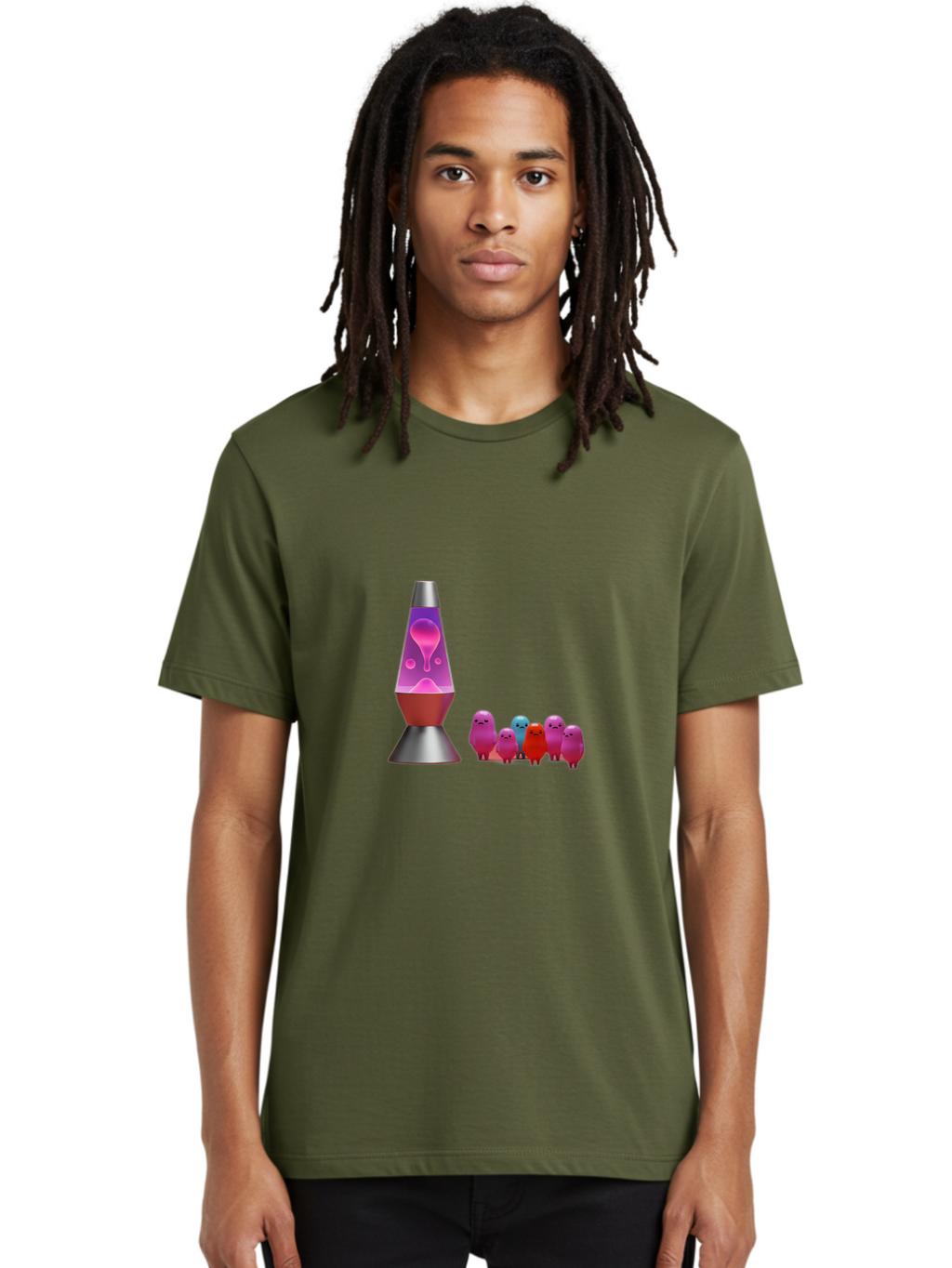Lava-Lamp-With-Creatures Men'S Graphic Tee, 100% Cotton, Comfortable Casual Summer Wear, Machine Washable, Vintage Camera, Old Camera, Antique Camera, Black Camera, Classic Photography, Photography Equipment, Nostalgic Device, Film Camera, Bao571