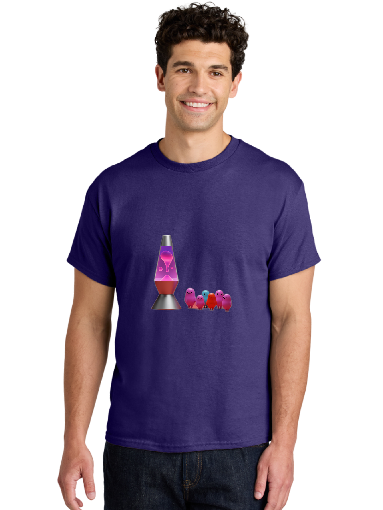 Lava-Lamp-With-Creatures Men'S Graphic Tee, 100% Cotton, Comfortable Casual Summer Wear, Machine Washable, Vintage Camera, Old Camera, Antique Camera, Black Camera, Classic Photography, Photography Equipment, Nostalgic Device, Film Camera, Bao571