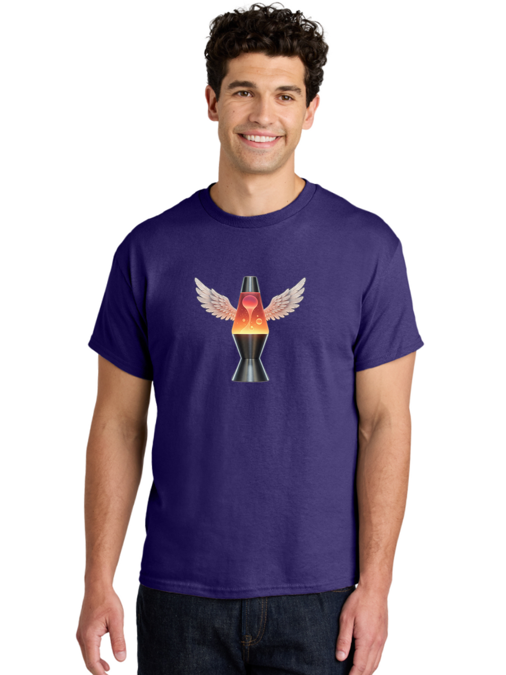 Lava-Lamp-With-Wings Men'S Graphic Tee, 100% Cotton, Comfortable Casual Summer Wear, Machine Washable, Vintage Camera, Old Camera, Antique Camera, Black Camera, Classic Photography, Photography Equipment, Nostalgic Device, Film Camera, Bao572