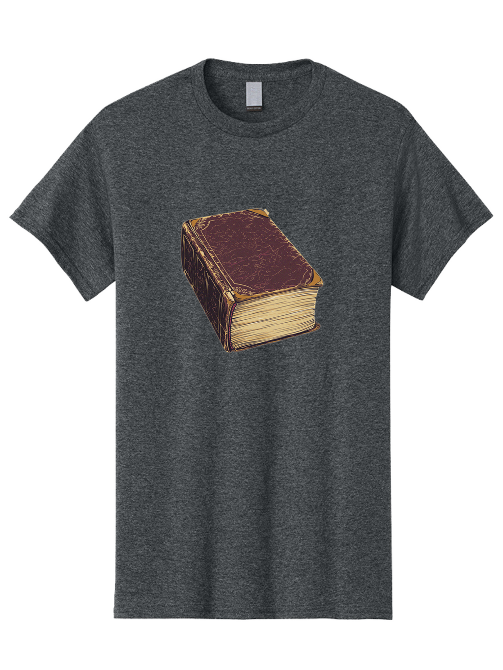 Leather-Bound-Book-1 Men'S Graphic Tee, 100% Cotton, Comfortable Casual Summer Wear, Machine Washable, Vintage Camera, Old Camera, Antique Camera, Black Camera, Classic Photography, Photography Equipment, Nostalgic Device, Film Camera, Bao576