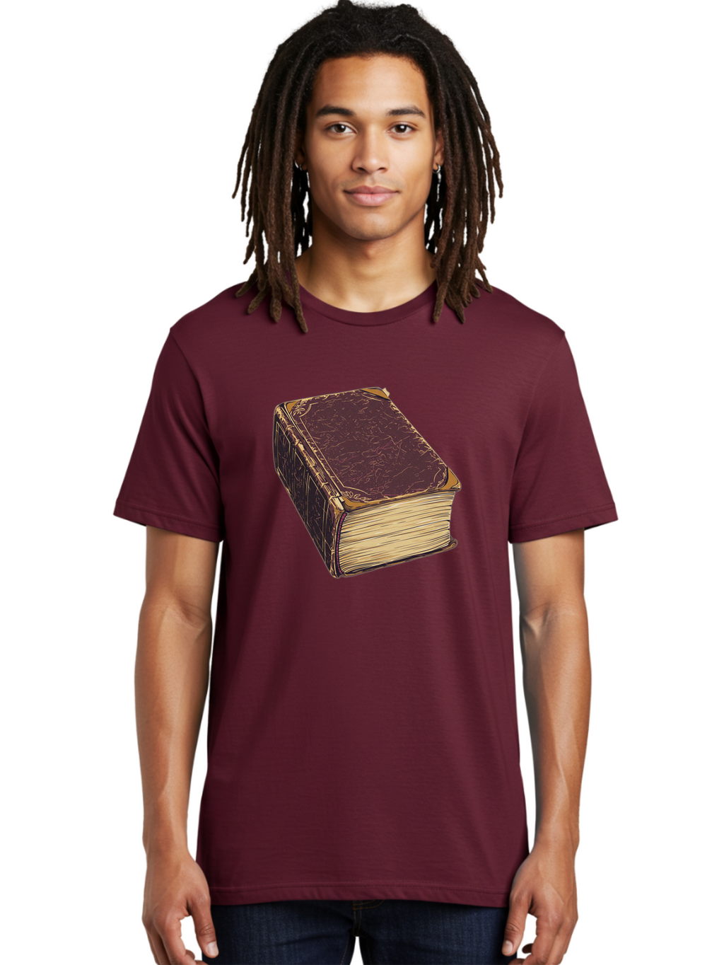 Leather-Bound-Book-1 Men'S Graphic Tee, 100% Cotton, Comfortable Casual Summer Wear, Machine Washable, Vintage Camera, Old Camera, Antique Camera, Black Camera, Classic Photography, Photography Equipment, Nostalgic Device, Film Camera, Bao576