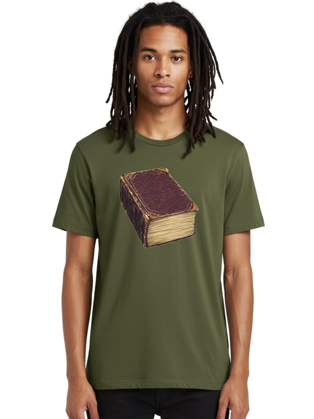Leather-Bound-Book-1 Men'S Graphic Tee, 100% Cotton, Comfortable Casual Summer Wear, Machine Washable, Vintage Camera, Old Camera, Antique Camera, Black Camera, Classic Photography, Photography Equipment, Nostalgic Device, Film Camera, Bao576