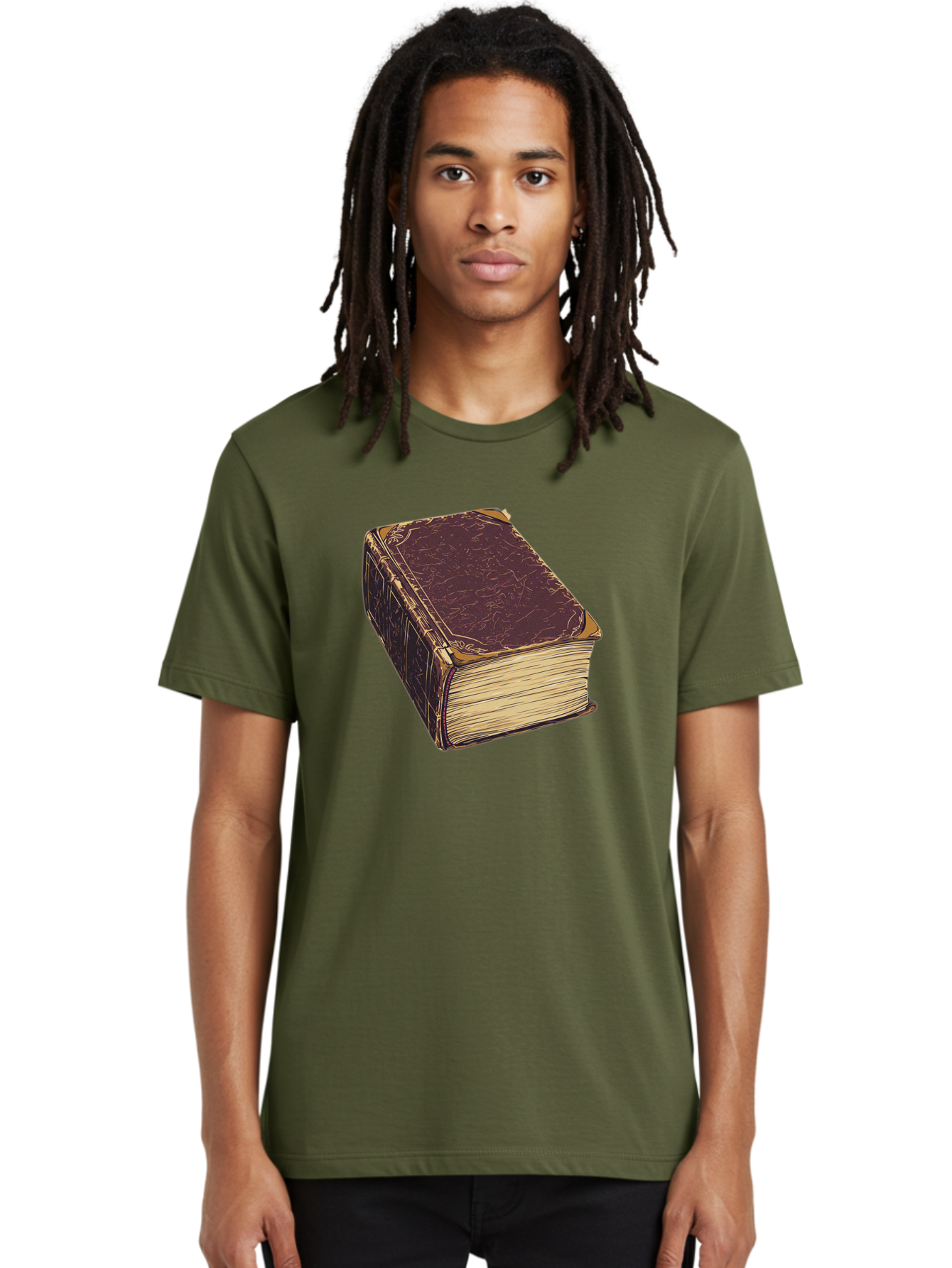 Leather-Bound-Book-1 Men'S Graphic Tee, 100% Cotton, Comfortable Casual Summer Wear, Machine Washable, Vintage Camera, Old Camera, Antique Camera, Black Camera, Classic Photography, Photography Equipment, Nostalgic Device, Film Camera, Bao576
