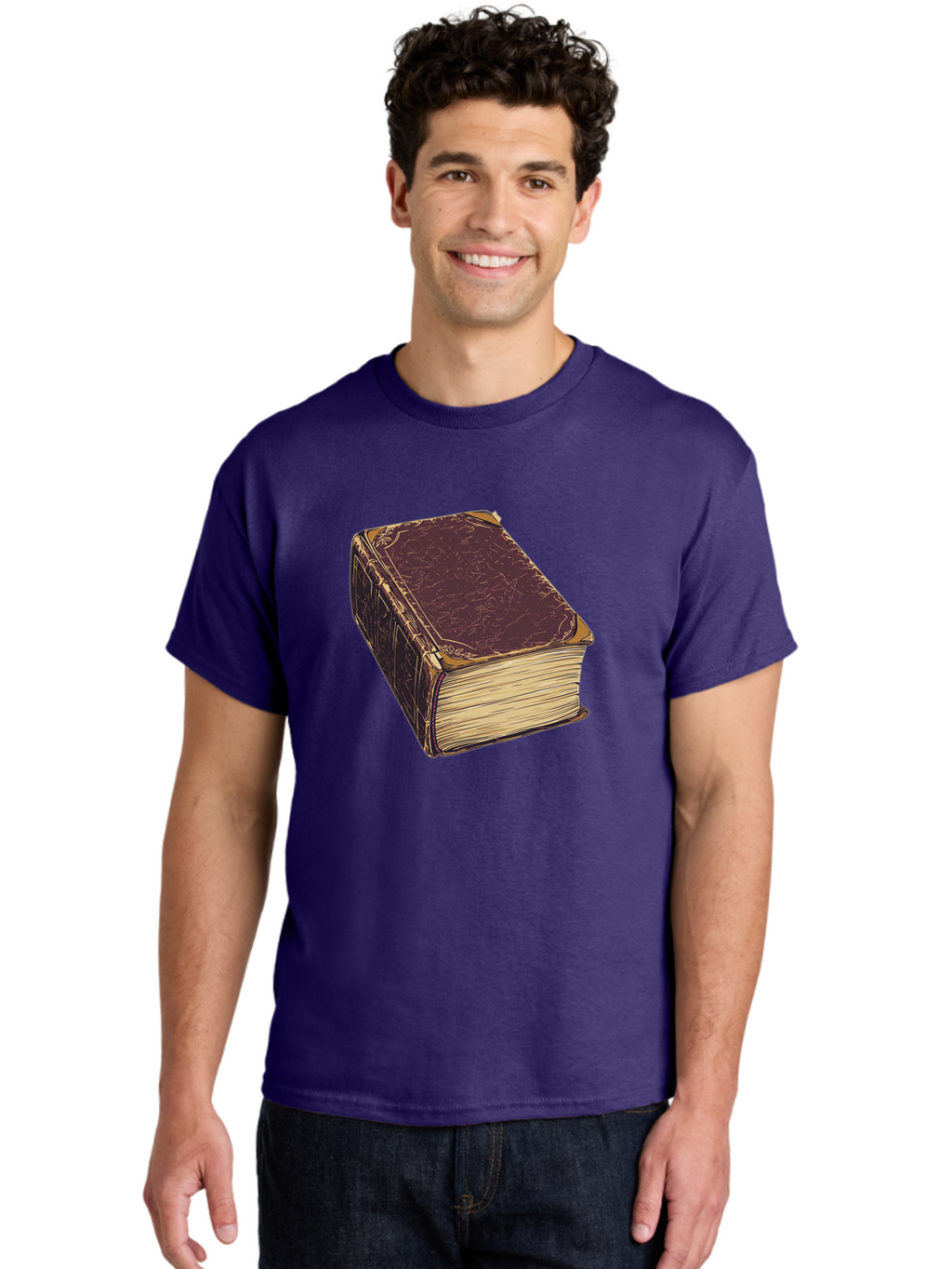 Leather-Bound-Book-1 Men'S Graphic Tee, 100% Cotton, Comfortable Casual Summer Wear, Machine Washable, Vintage Camera, Old Camera, Antique Camera, Black Camera, Classic Photography, Photography Equipment, Nostalgic Device, Film Camera, Bao576