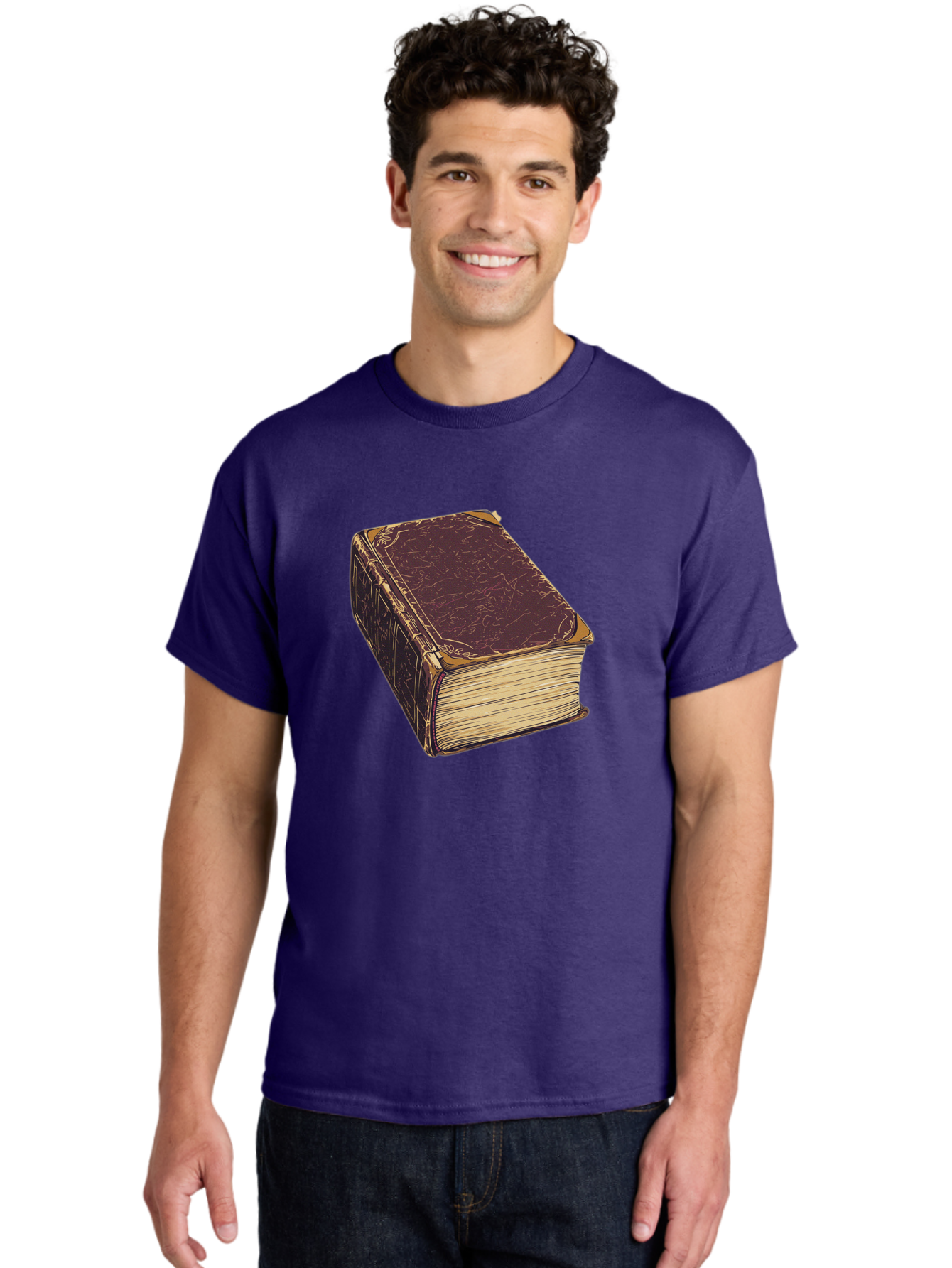 Leather-Bound-Book-1 Men'S Graphic Tee, 100% Cotton, Comfortable Casual Summer Wear, Machine Washable, Vintage Camera, Old Camera, Antique Camera, Black Camera, Classic Photography, Photography Equipment, Nostalgic Device, Film Camera, Bao576