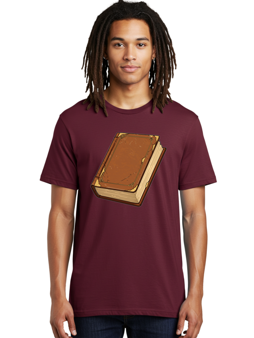 Leather-Bound-Book-2 Men'S Graphic Tee, 100% Cotton, Comfortable Casual Summer Wear, Machine Washable, Vintage Camera, Old Camera, Antique Camera, Black Camera, Classic Photography, Photography Equipment, Nostalgic Device, Film Camera, Bao577