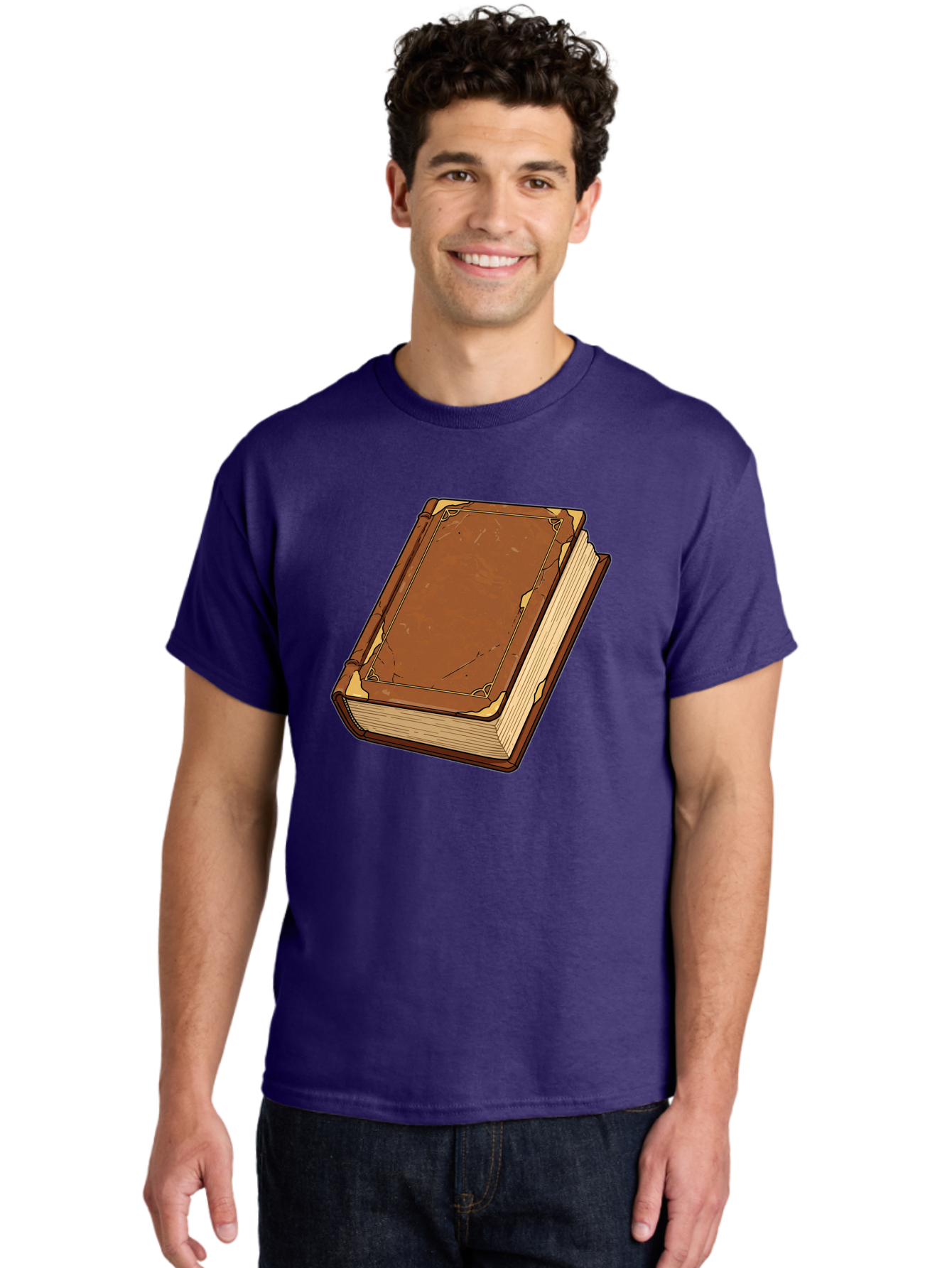 Leather-Bound-Book-2 Men'S Graphic Tee, 100% Cotton, Comfortable Casual Summer Wear, Machine Washable, Vintage Camera, Old Camera, Antique Camera, Black Camera, Classic Photography, Photography Equipment, Nostalgic Device, Film Camera, Bao577