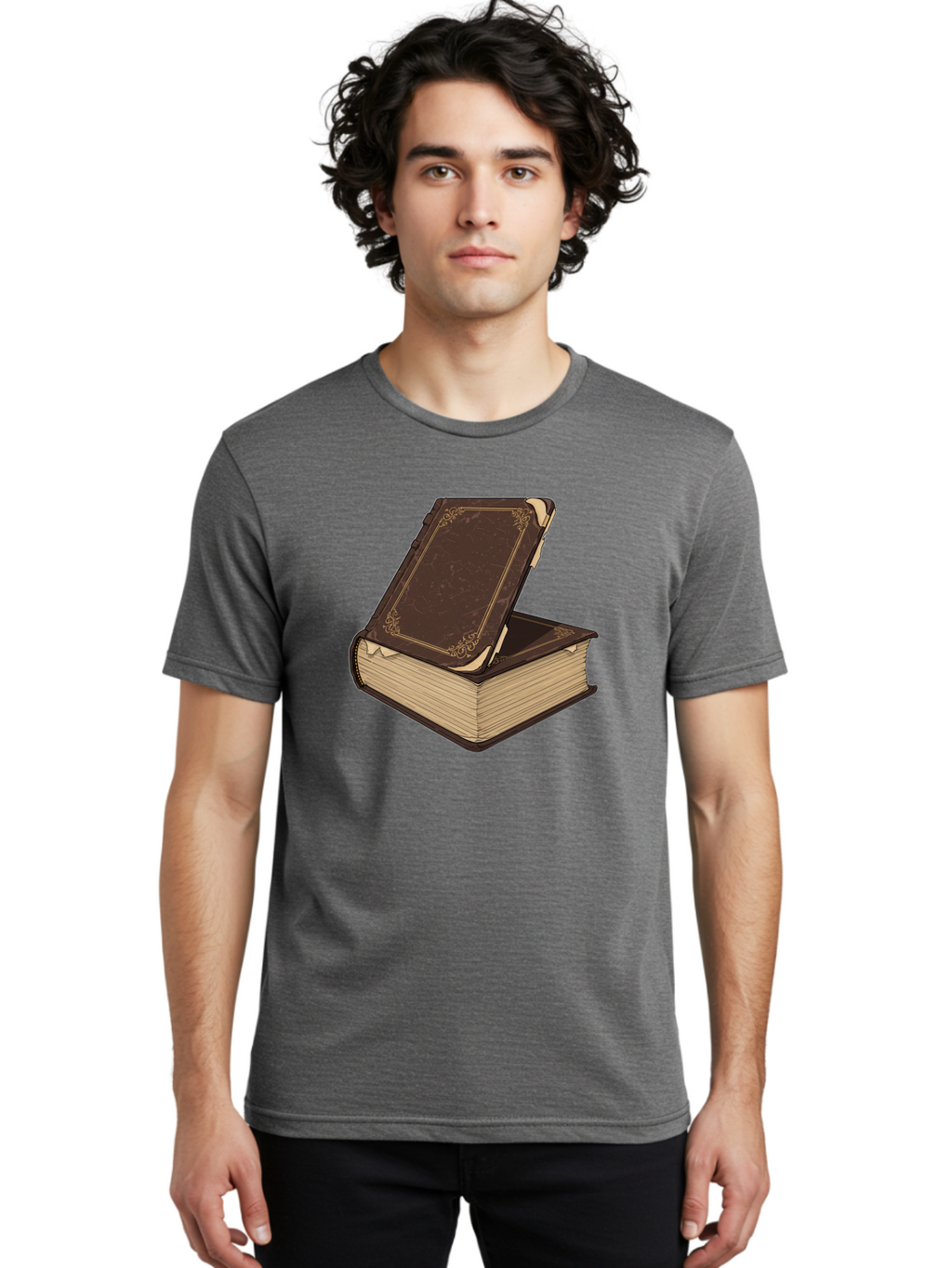 Leather-Bound-Book Men'S Graphic Tee, 100% Cotton, Comfortable Casual Summer Wear, Machine Washable, Vintage Camera, Old Camera, Antique Camera, Black Camera, Classic Photography, Photography Equipment, Nostalgic Device, Film Camera, Bao579