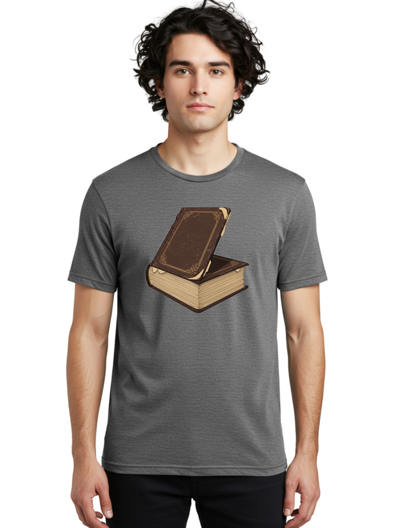 Leather-Bound-Book Men'S Graphic Tee, 100% Cotton, Comfortable Casual Summer Wear, Machine Washable, Vintage Camera, Old Camera, Antique Camera, Black Camera, Classic Photography, Photography Equipment, Nostalgic Device, Film Camera, Bao579