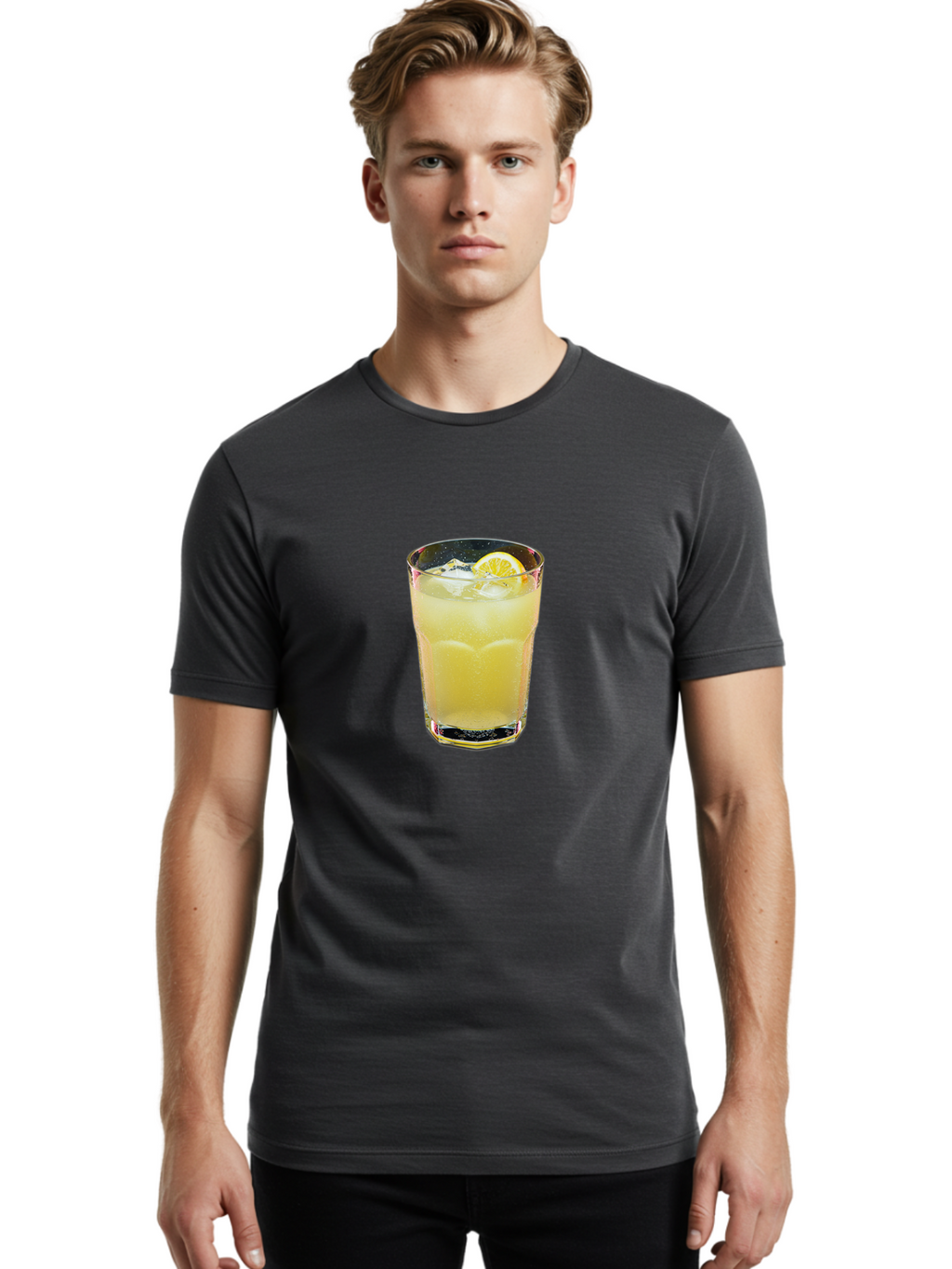 Lemonade Men'S Graphic Tee, 100% Cotton, Comfortable Casual Summer Wear, Machine Washable, Vintage Camera, Old Camera, Antique Camera, Black Camera, Classic Photography, Photography Equipment, Nostalgic Device, Film Camera, Camera Art Bao584