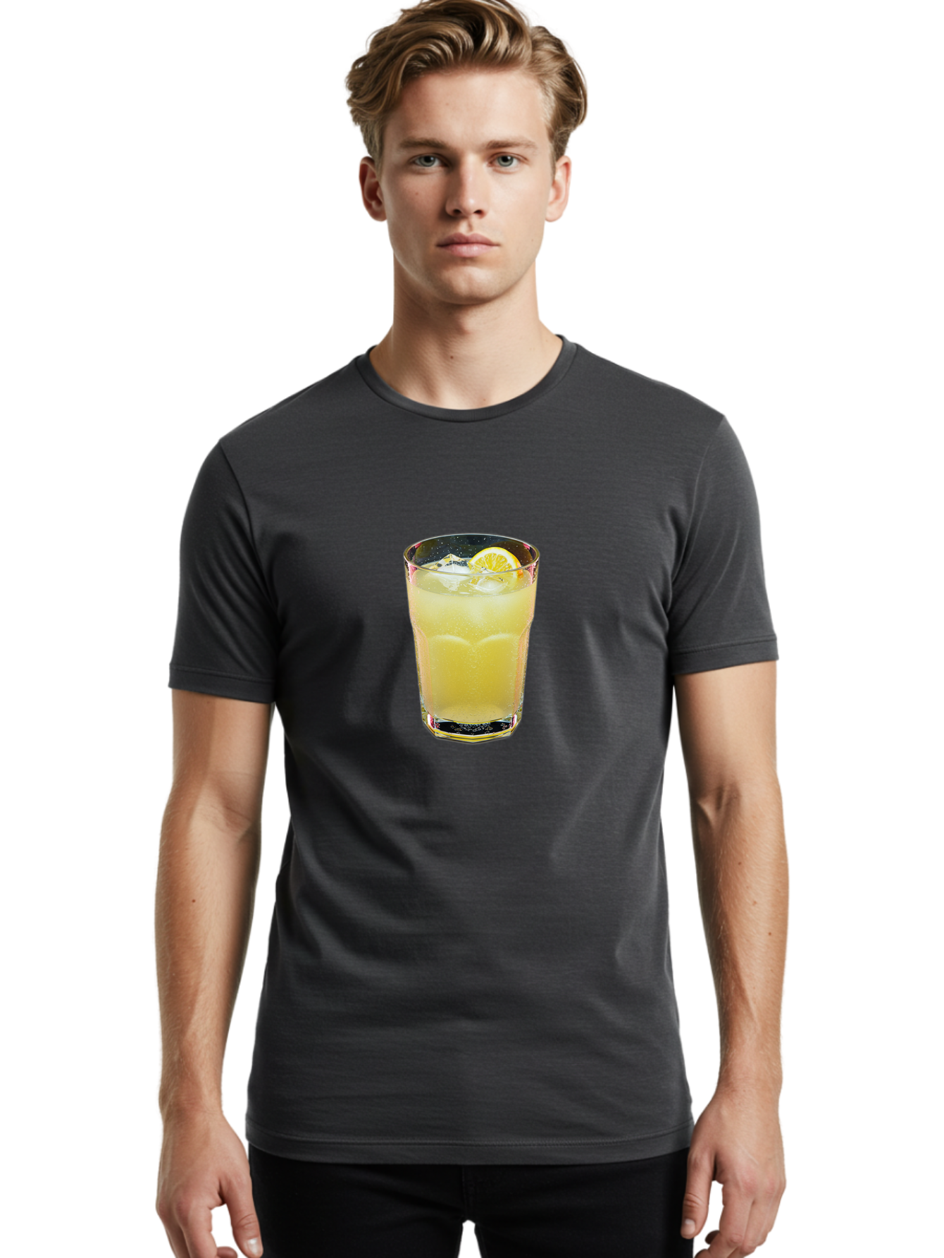 Lemonade Men'S Graphic Tee, 100% Cotton, Comfortable Casual Summer Wear, Machine Washable, Vintage Camera, Old Camera, Antique Camera, Black Camera, Classic Photography, Photography Equipment, Nostalgic Device, Film Camera, Camera Art Bao584