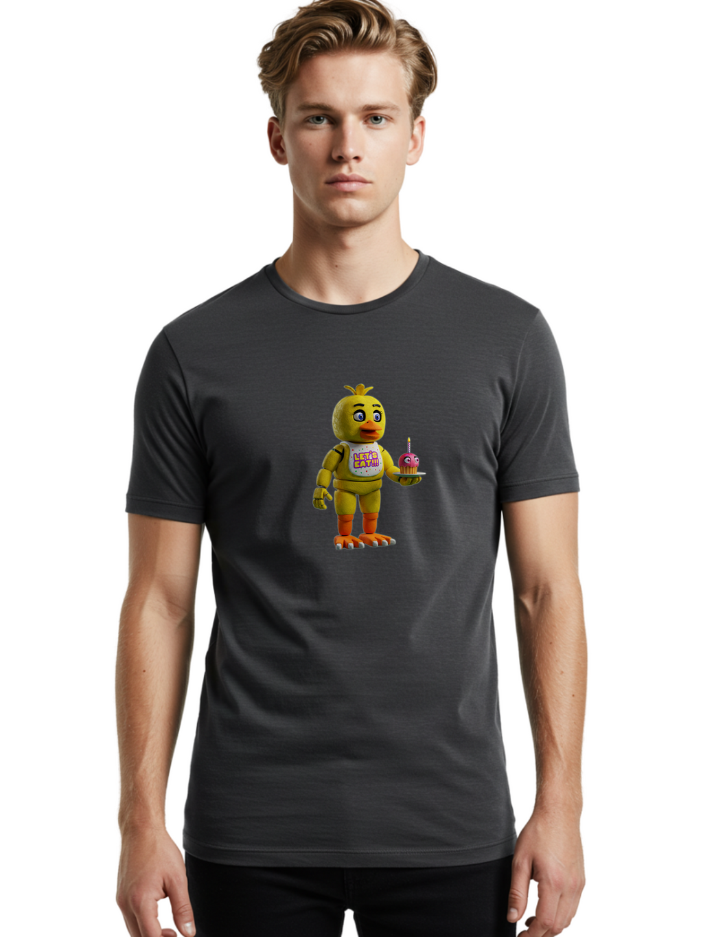 Let-S-Eat Men'S Graphic Tee, 100% Cotton, Comfortable Casual Summer Wear, Machine Washable, Vintage Camera, Old Camera, Antique Camera, Black Camera, Classic Photography, Photography Equipment, Nostalgic Device, Film Camera, Camera Art Bao585
