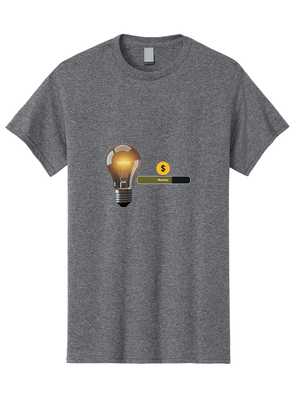 Lightbulb-Monday Men'S Graphic Tee, 100% Cotton, Comfortable Casual Summer Wear, Machine Washable, Vintage Camera, Old Camera, Antique Camera, Black Camera, Classic Photography, Photography Equipment, Nostalgic Device, Film Camera, Camera Art Bao587