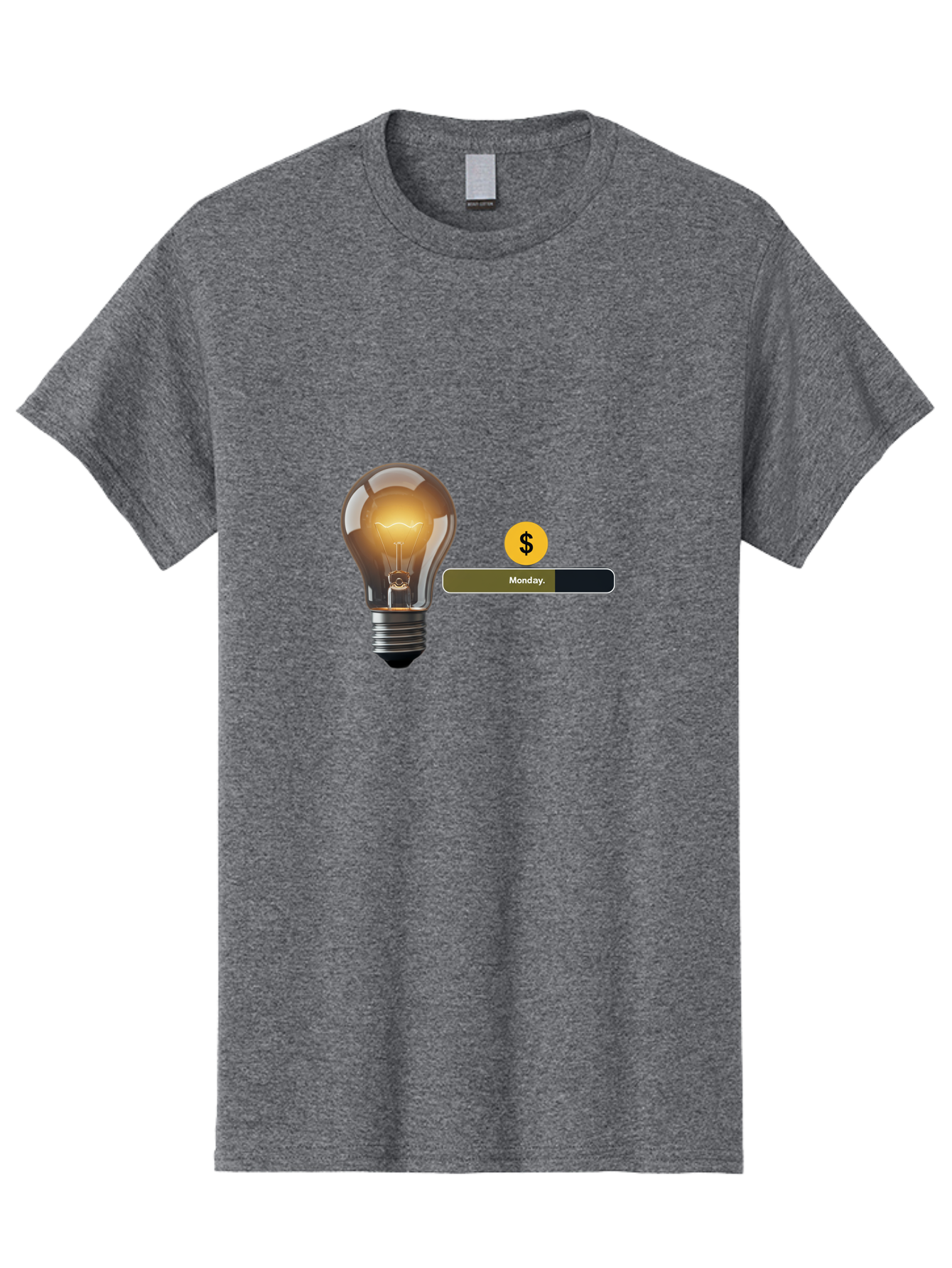 Lightbulb-Monday Men'S Graphic Tee, 100% Cotton, Comfortable Casual Summer Wear, Machine Washable, Vintage Camera, Old Camera, Antique Camera, Black Camera, Classic Photography, Photography Equipment, Nostalgic Device, Film Camera, Camera Art Bao587