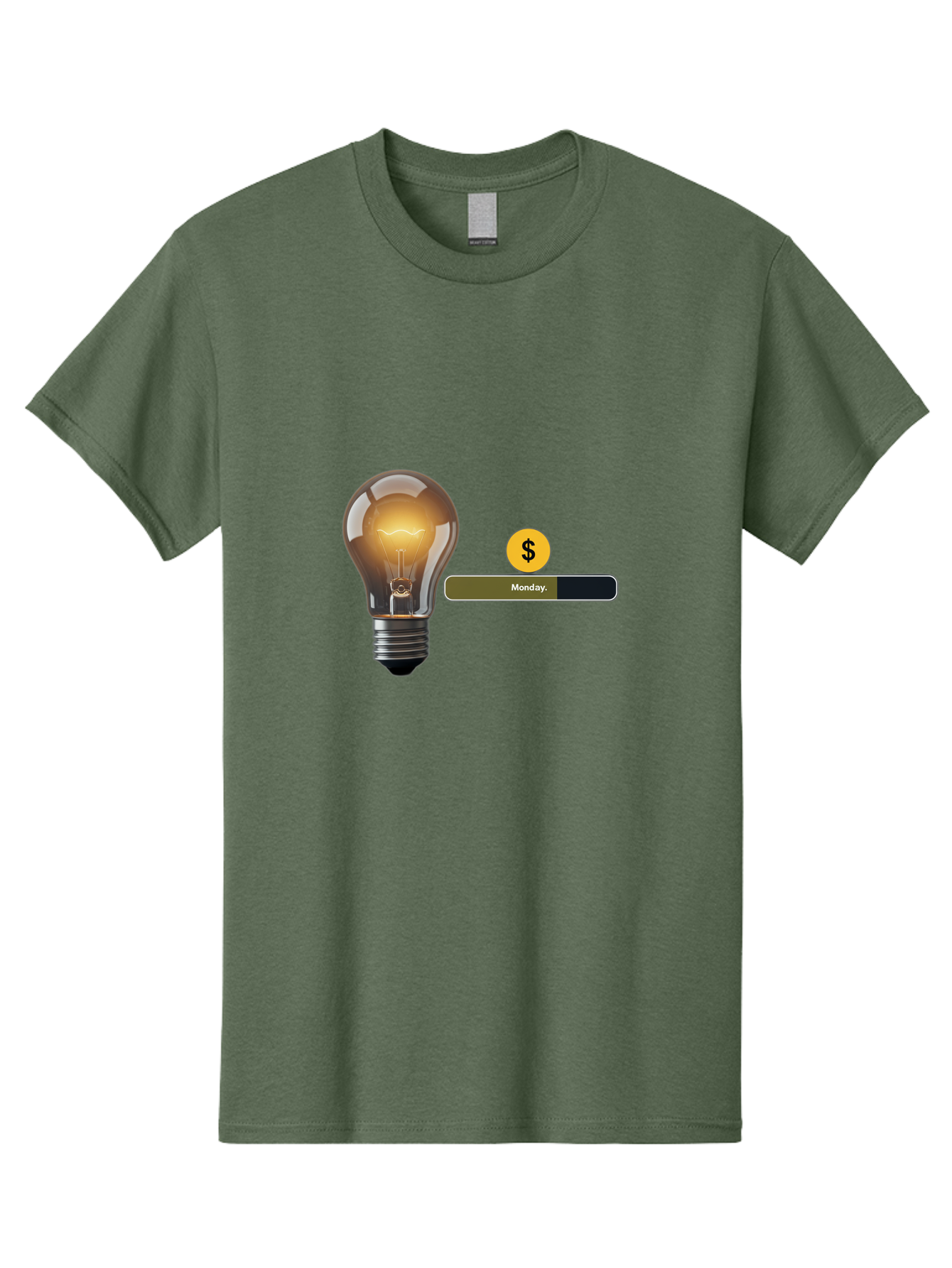 Lightbulb-Monday Men'S Graphic Tee, 100% Cotton, Comfortable Casual Summer Wear, Machine Washable, Vintage Camera, Old Camera, Antique Camera, Black Camera, Classic Photography, Photography Equipment, Nostalgic Device, Film Camera, Camera Art Bao587