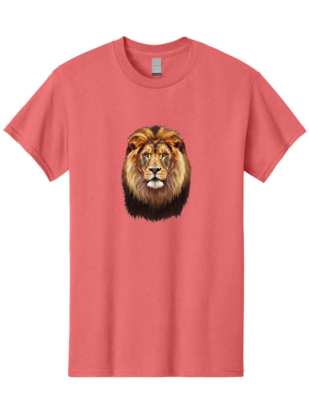 Lion-Head-1 Men'S Graphic Tee, 100% Cotton, Comfortable Casual Summer Wear, Machine Washable, Vintage Camera, Old Camera, Antique Camera, Black Camera, Classic Photography, Photography Equipment, Nostalgic Device, Film Camera, Camera Art Bao592