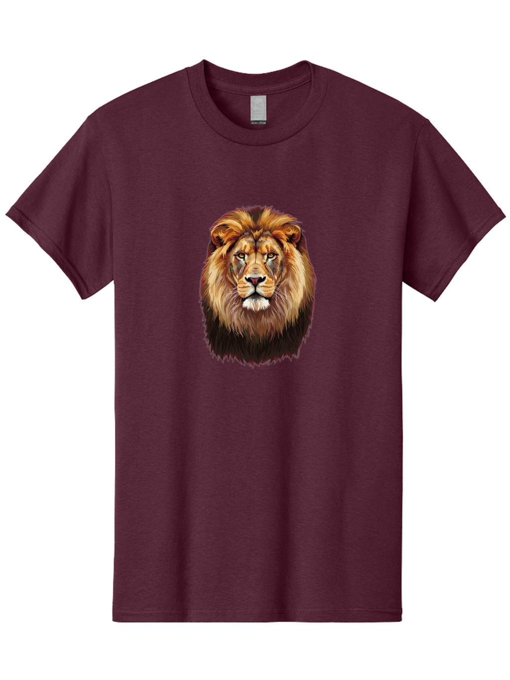 Lion-Head-1 Men'S Graphic Tee, 100% Cotton, Comfortable Casual Summer Wear, Machine Washable, Vintage Camera, Old Camera, Antique Camera, Black Camera, Classic Photography, Photography Equipment, Nostalgic Device, Film Camera, Camera Art Bao592
