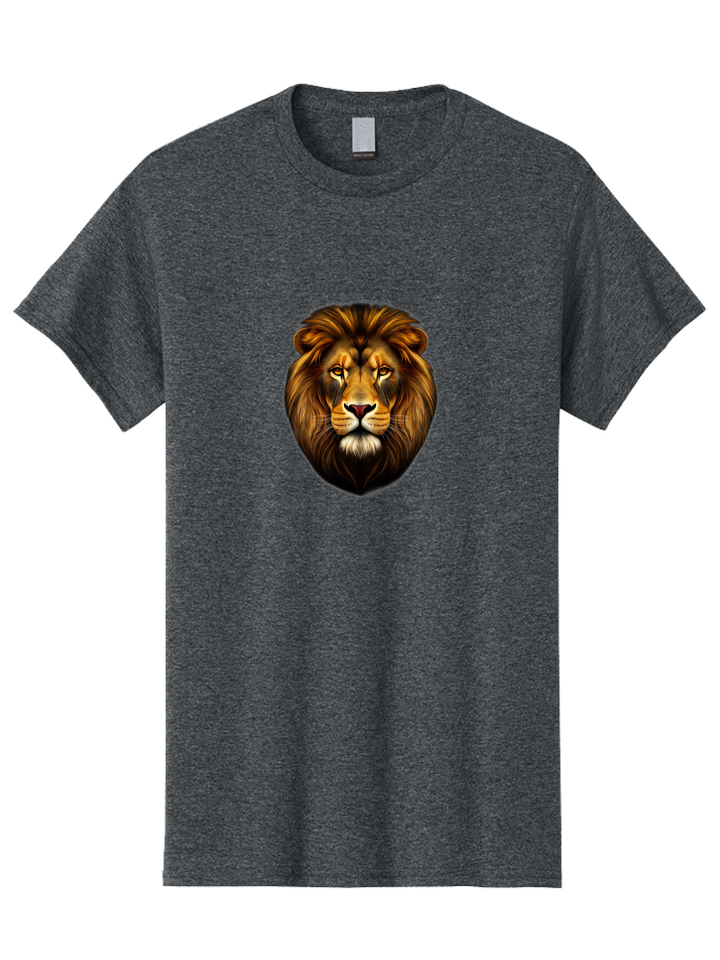 Lion-Head-2 Men'S Graphic Tee, 100% Cotton, Comfortable Casual Summer Wear, Machine Washable, Vintage Camera, Old Camera, Antique Camera, Black Camera, Classic Photography, Photography Equipment, Nostalgic Device, Film Camera, Camera Art Bao593