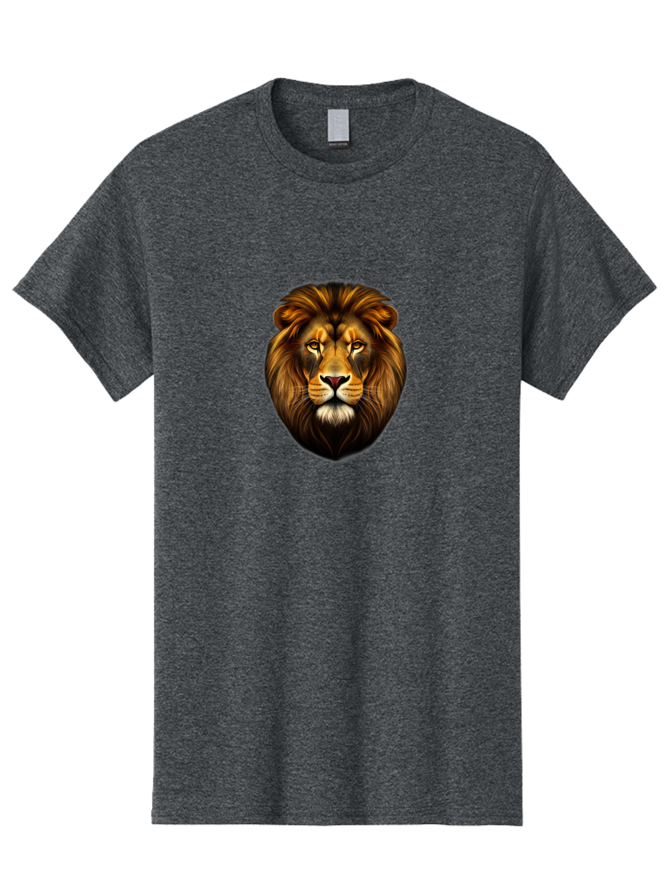 Lion-Head-2 Men'S Graphic Tee, 100% Cotton, Comfortable Casual Summer Wear, Machine Washable, Vintage Camera, Old Camera, Antique Camera, Black Camera, Classic Photography, Photography Equipment, Nostalgic Device, Film Camera, Camera Art Bao593