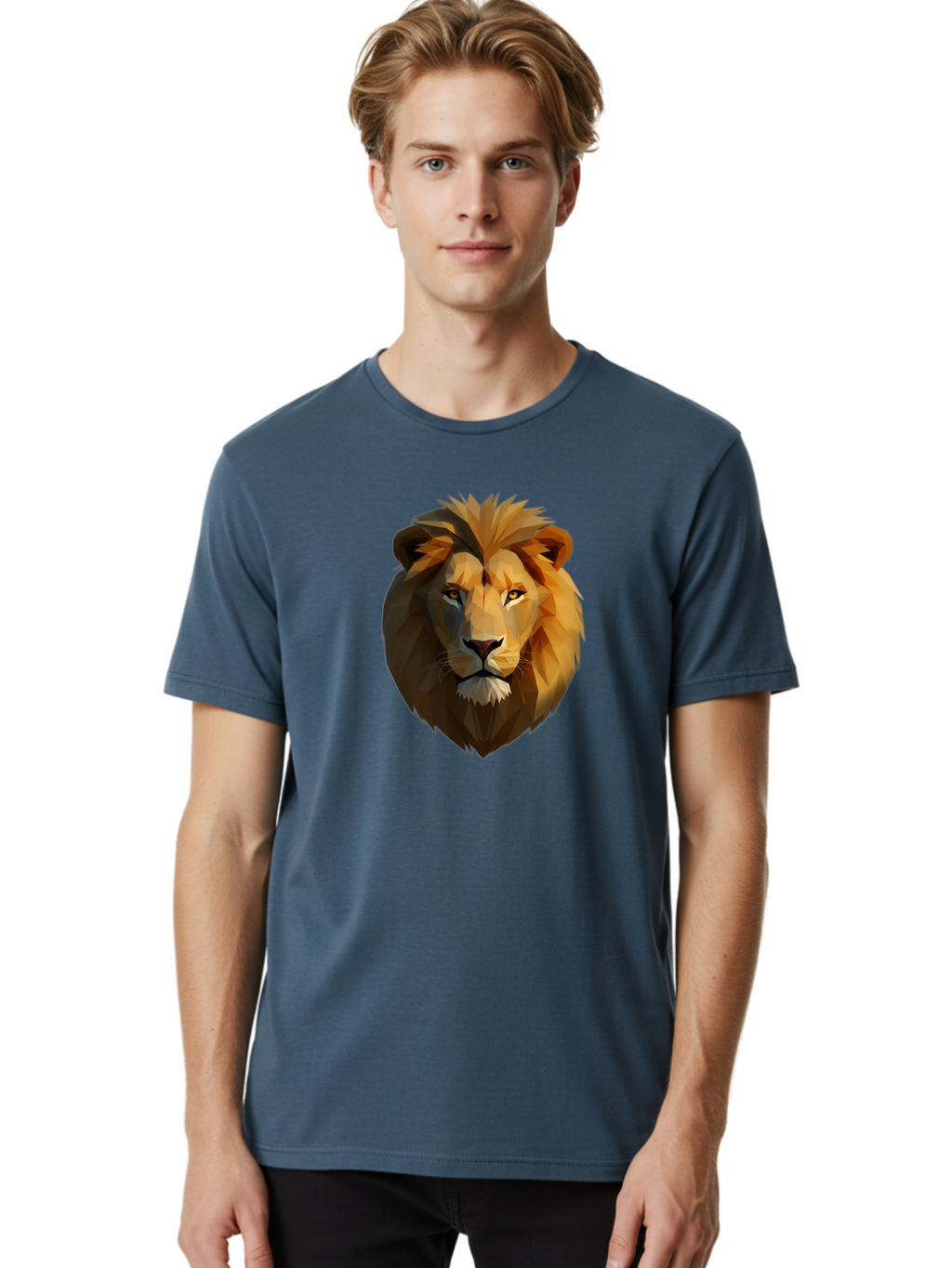 Lion-Head-4 Men'S Graphic Tee, 100% Cotton, Comfortable Casual Summer Wear, Machine Washable, Vintage Camera, Old Camera, Antique Camera, Black Camera, Classic Photography, Photography Equipment, Nostalgic Device, Film Camera, Camera Art Bao595