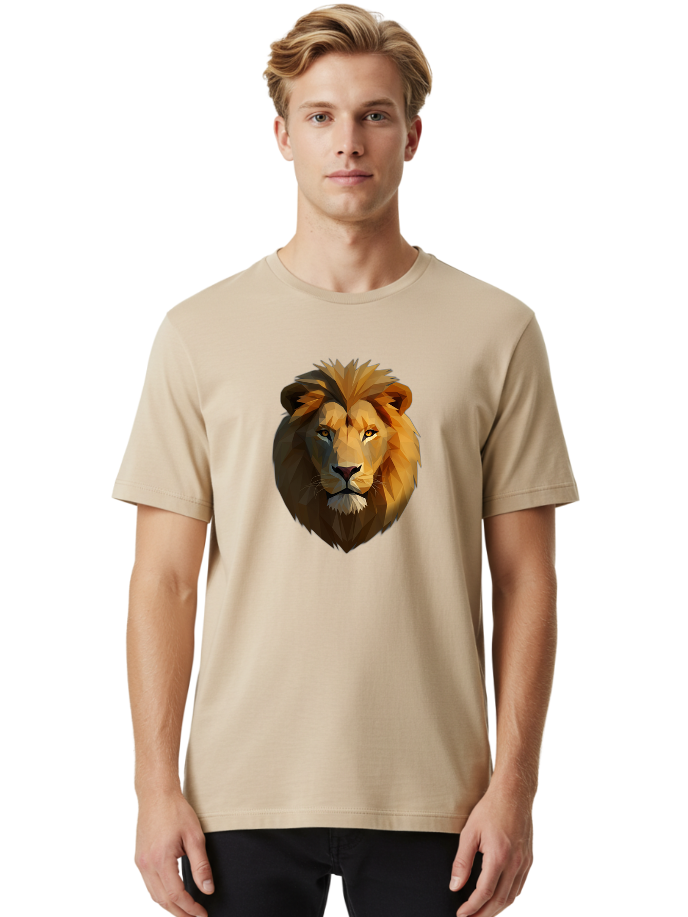 Lion-Head-4 Men'S Graphic Tee, 100% Cotton, Comfortable Casual Summer Wear, Machine Washable, Vintage Camera, Old Camera, Antique Camera, Black Camera, Classic Photography, Photography Equipment, Nostalgic Device, Film Camera, Camera Art Bao595