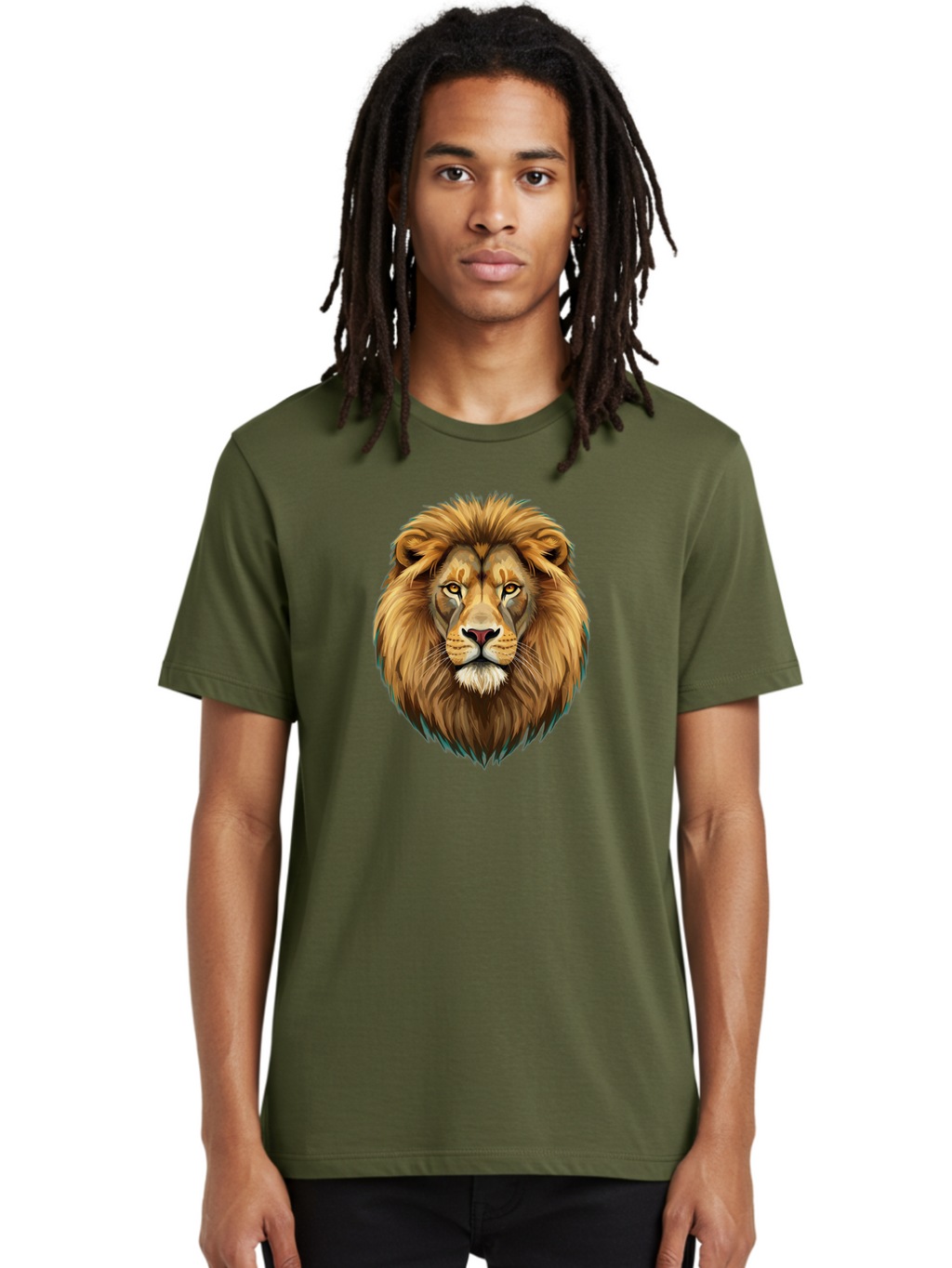 Lion-Head-5 Men'S Graphic Tee, 100% Cotton, Comfortable Casual Summer Wear, Machine Washable, Vintage Camera, Old Camera, Antique Camera, Black Camera, Classic Photography, Photography Equipment, Nostalgic Device, Film Camera, Camera Art Bao596