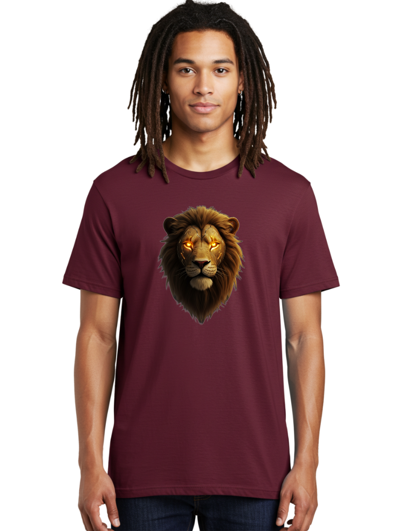 Lion-Head-6 Men'S Graphic Tee, 100% Cotton, Comfortable Casual Summer Wear, Machine Washable, Vintage Camera, Old Camera, Antique Camera, Black Camera, Classic Photography, Photography Equipment, Nostalgic Device, Film Camera, Camera Art Bao597