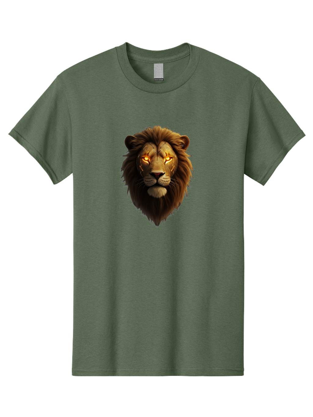 Lion-Head-6 Men'S Graphic Tee, 100% Cotton, Comfortable Casual Summer Wear, Machine Washable, Vintage Camera, Old Camera, Antique Camera, Black Camera, Classic Photography, Photography Equipment, Nostalgic Device, Film Camera, Camera Art Bao597
