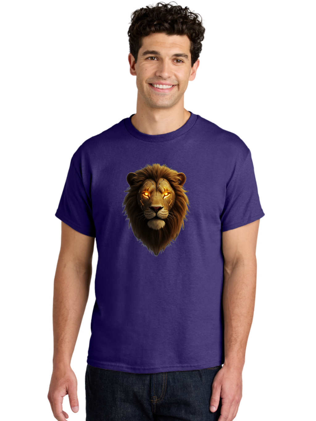 Lion-Head-6 Men'S Graphic Tee, 100% Cotton, Comfortable Casual Summer Wear, Machine Washable, Vintage Camera, Old Camera, Antique Camera, Black Camera, Classic Photography, Photography Equipment, Nostalgic Device, Film Camera, Camera Art Bao597