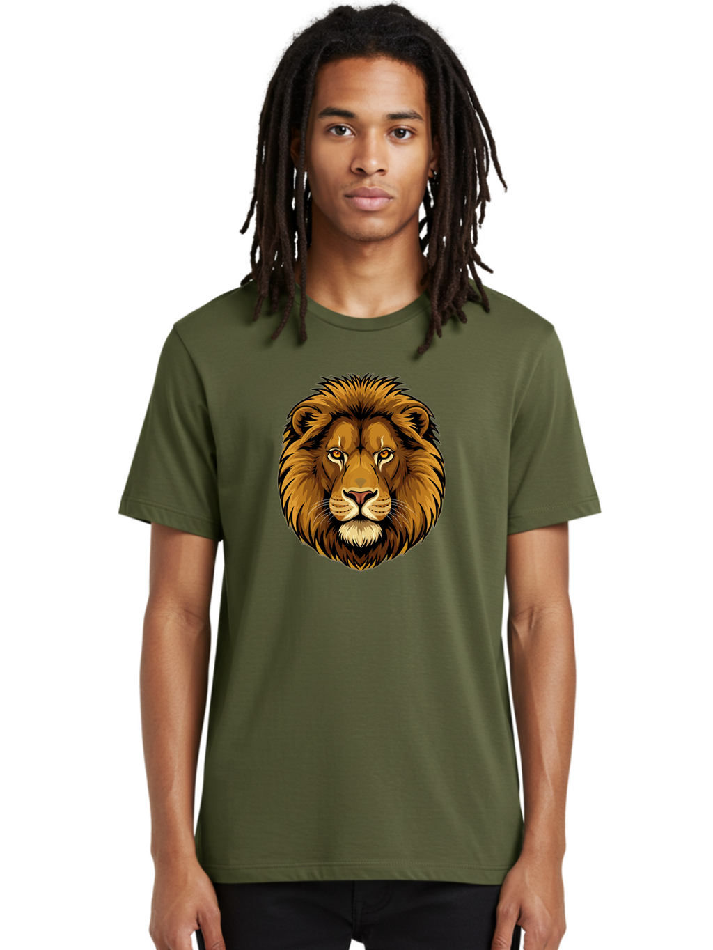 Lion-Head-8 Men'S Graphic Tee, 100% Cotton, Comfortable Casual Summer Wear, Machine Washable, Vintage Camera, Old Camera, Antique Camera, Black Camera, Classic Photography, Photography Equipment, Nostalgic Device, Film Camera, Camera Art Bao599