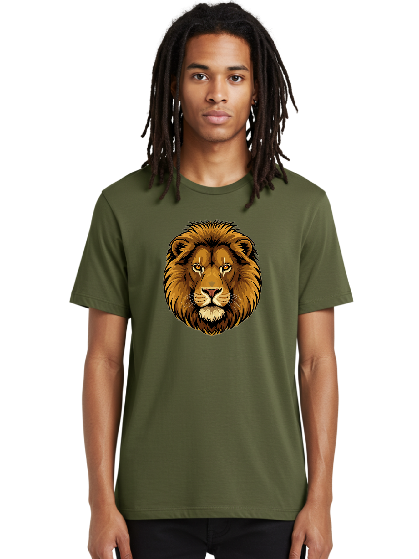 Lion-Head-8 Men'S Graphic Tee, 100% Cotton, Comfortable Casual Summer Wear, Machine Washable, Vintage Camera, Old Camera, Antique Camera, Black Camera, Classic Photography, Photography Equipment, Nostalgic Device, Film Camera, Camera Art Bao599
