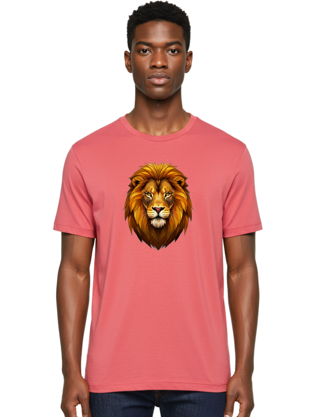 Lion-Head-9 Men'S Graphic Tee, 100% Cotton, Comfortable Casual Summer Wear, Machine Washable, Vintage Camera, Old Camera, Antique Camera, Black Camera, Classic Photography, Photography Equipment, Nostalgic Device, Film Camera, Camera Art Bao600